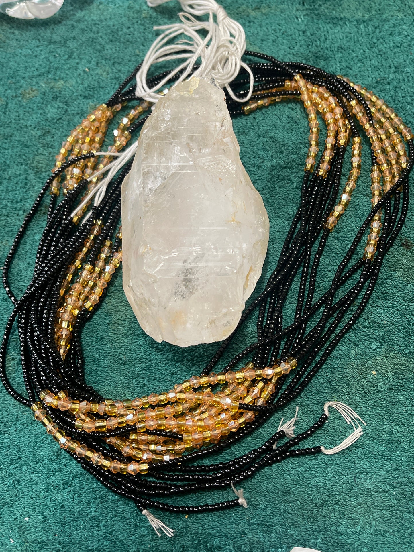 Black Panther Tie on Waistbead Tie on Waistbead