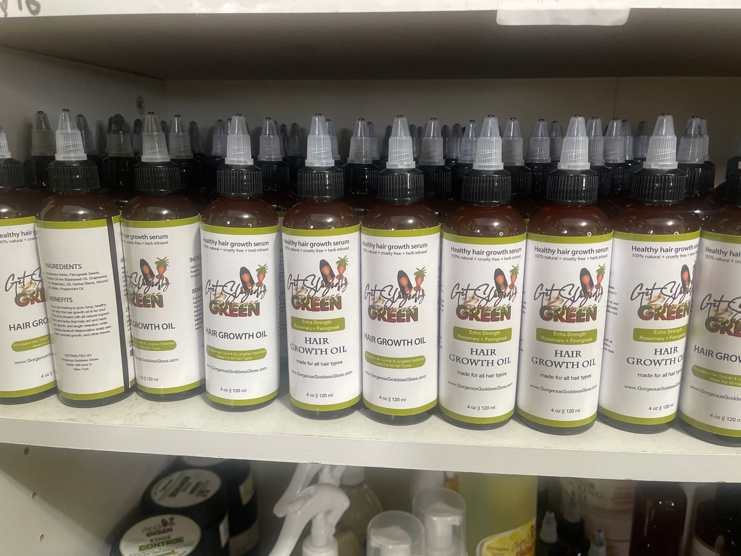 BRAND NEW EXTRA STRENGTH FENUGREEK + ROSEMARY HERBAL HAIR GROWTH OIL 4oz