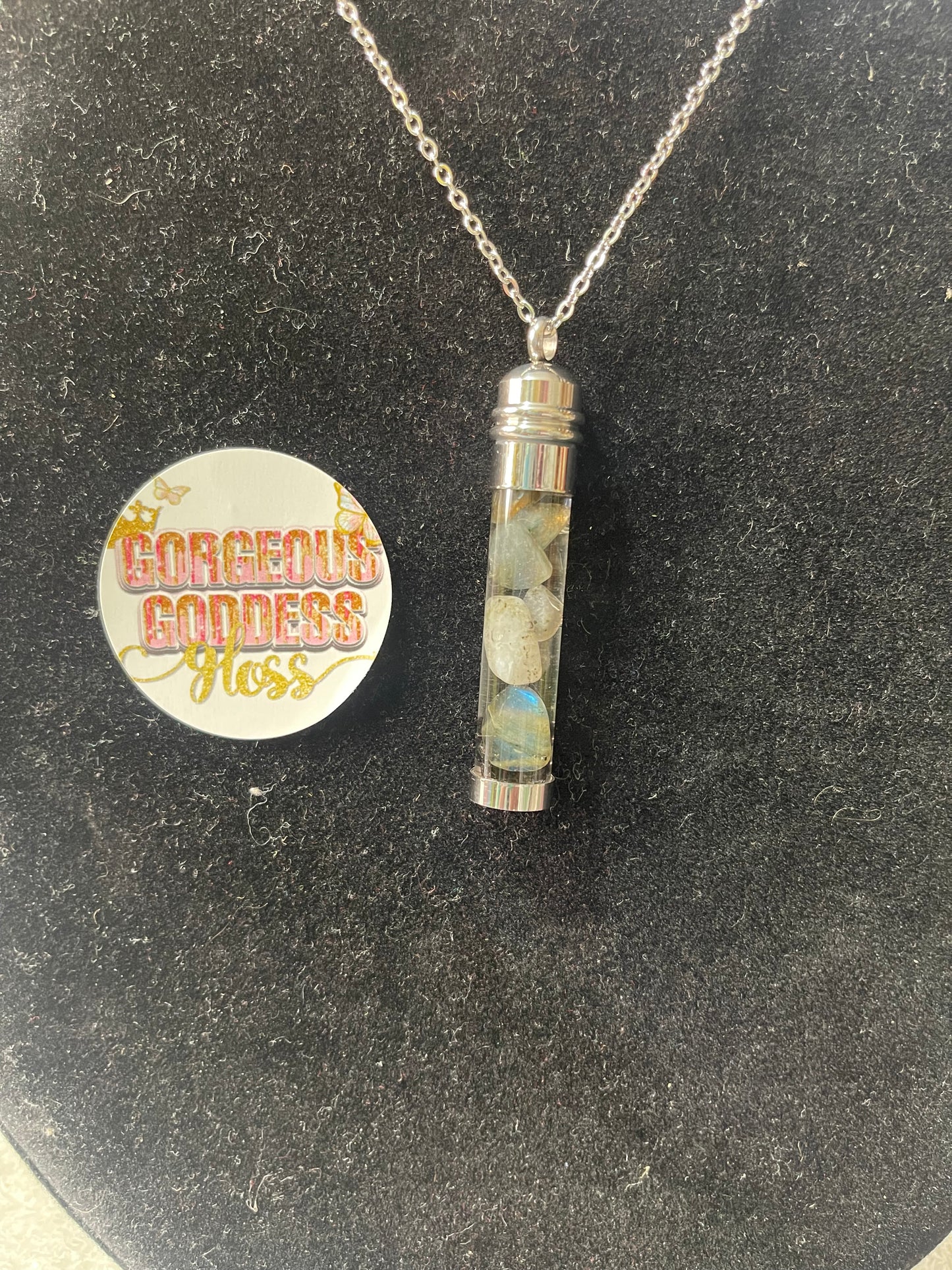 Labradorite Florida Water Necklace