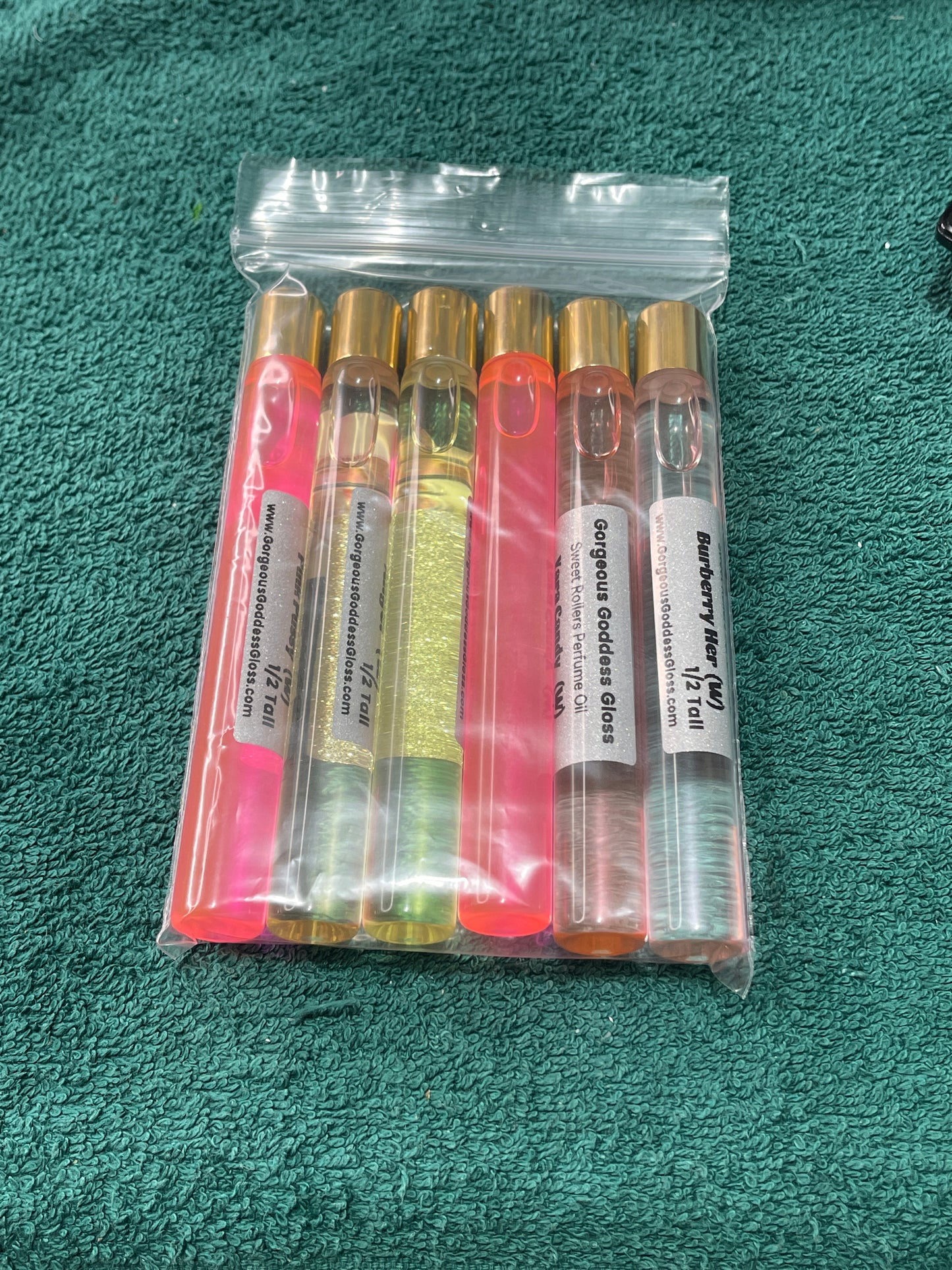 Empress Exclusive 6 Pack Handmade Sweet Rollers Fragrance oil 1/2 oz