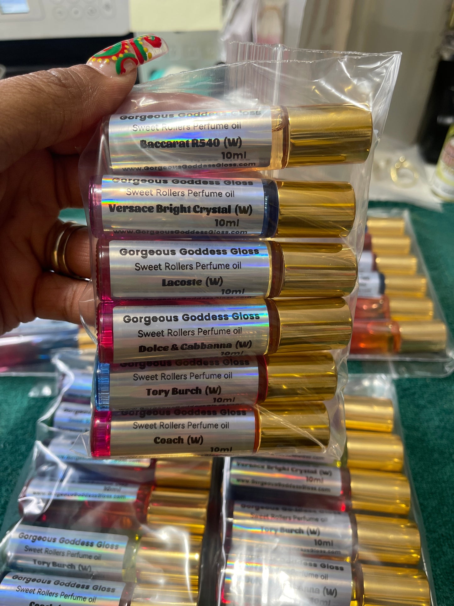 Designer for woman Sweet Roller 6 Pk Handmade Sweet Rollers Fragrance oil