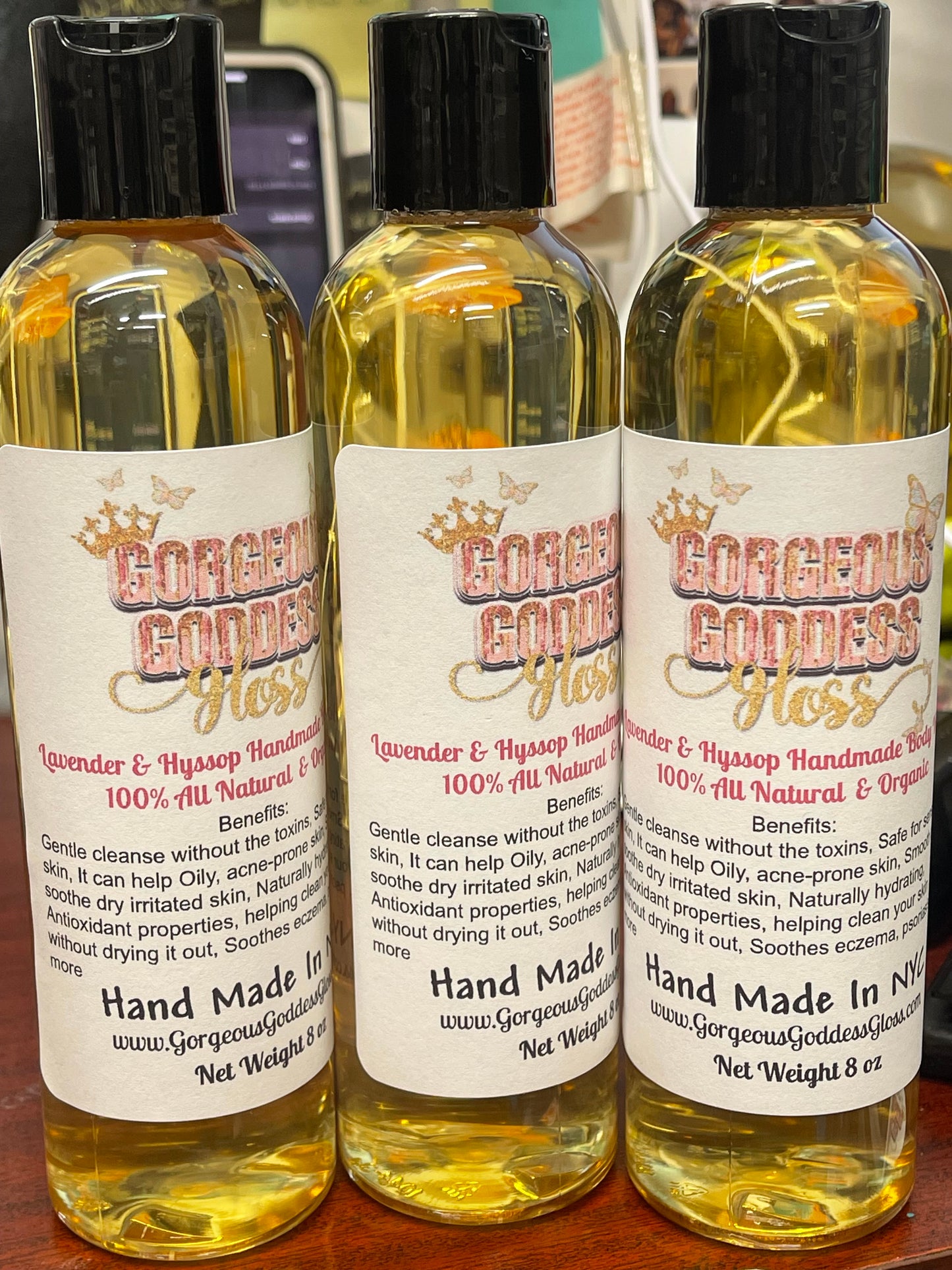 Lavender & Hyssop Soap Handmade Body Wash 100% All Natural & Organic