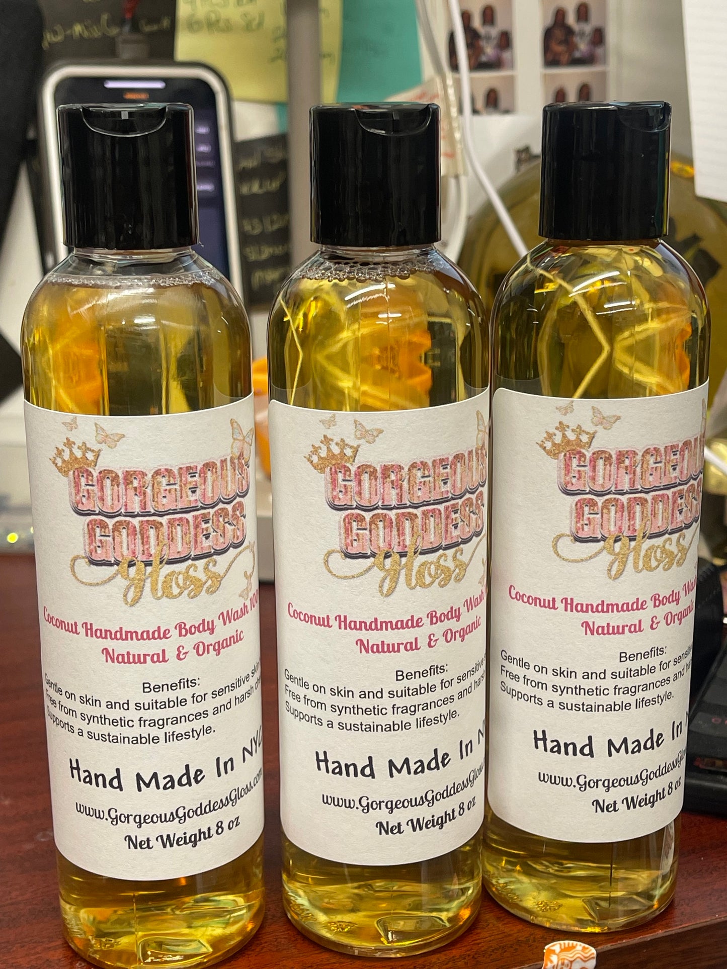 COCONUT Handmade Body Wash 100% All Natural & Organic