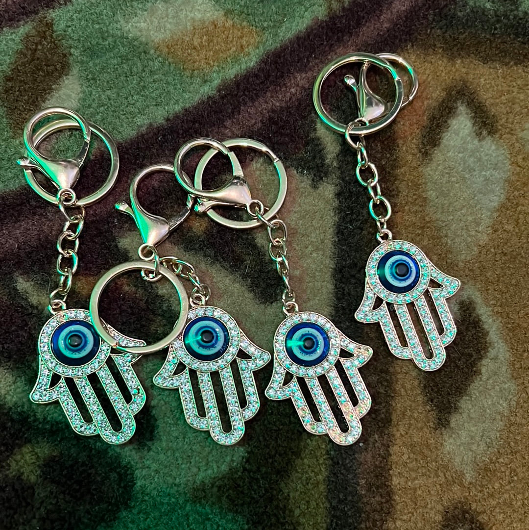 Hasma Hand Evil Eye Keychain