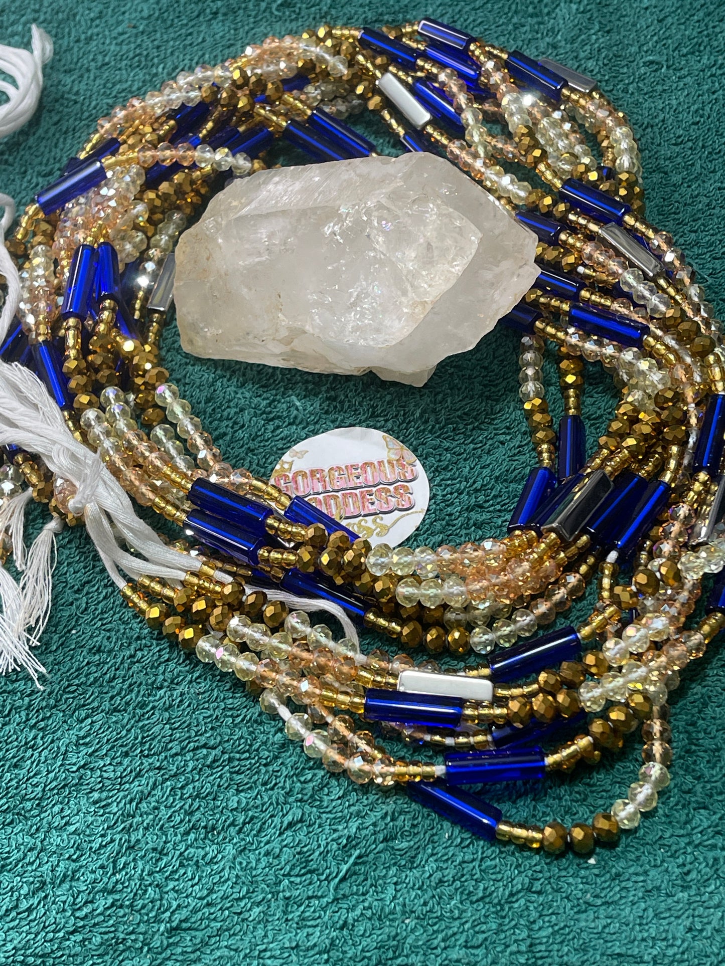 Arabian Nights tie on Waistbead Tie on Waist-bead