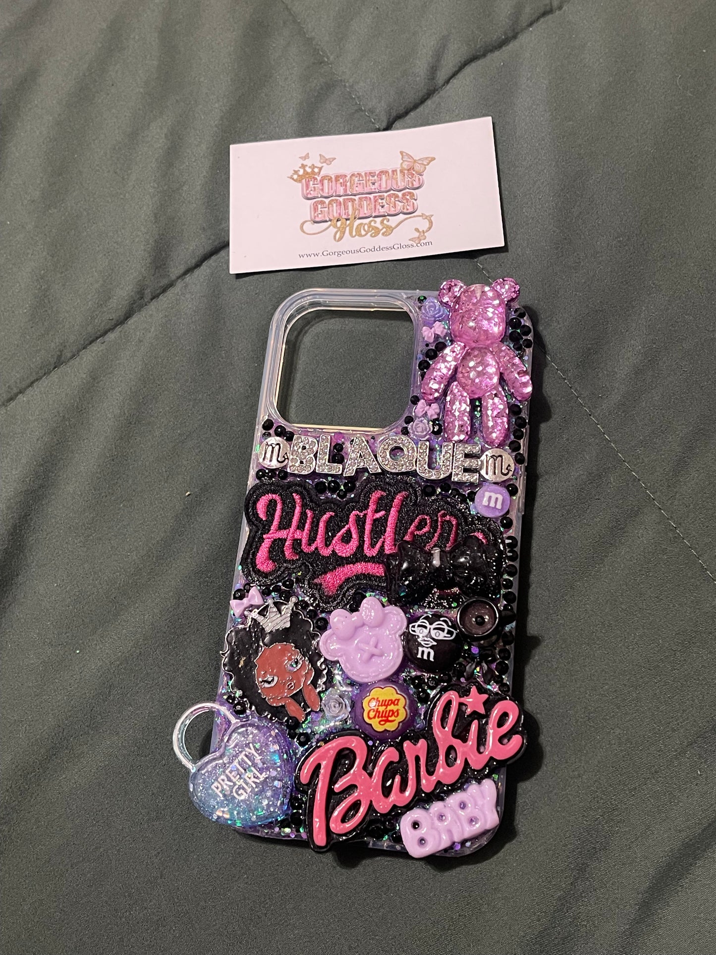 Basic Custom Junk iPhone Case NO DESIGNER CHARMS