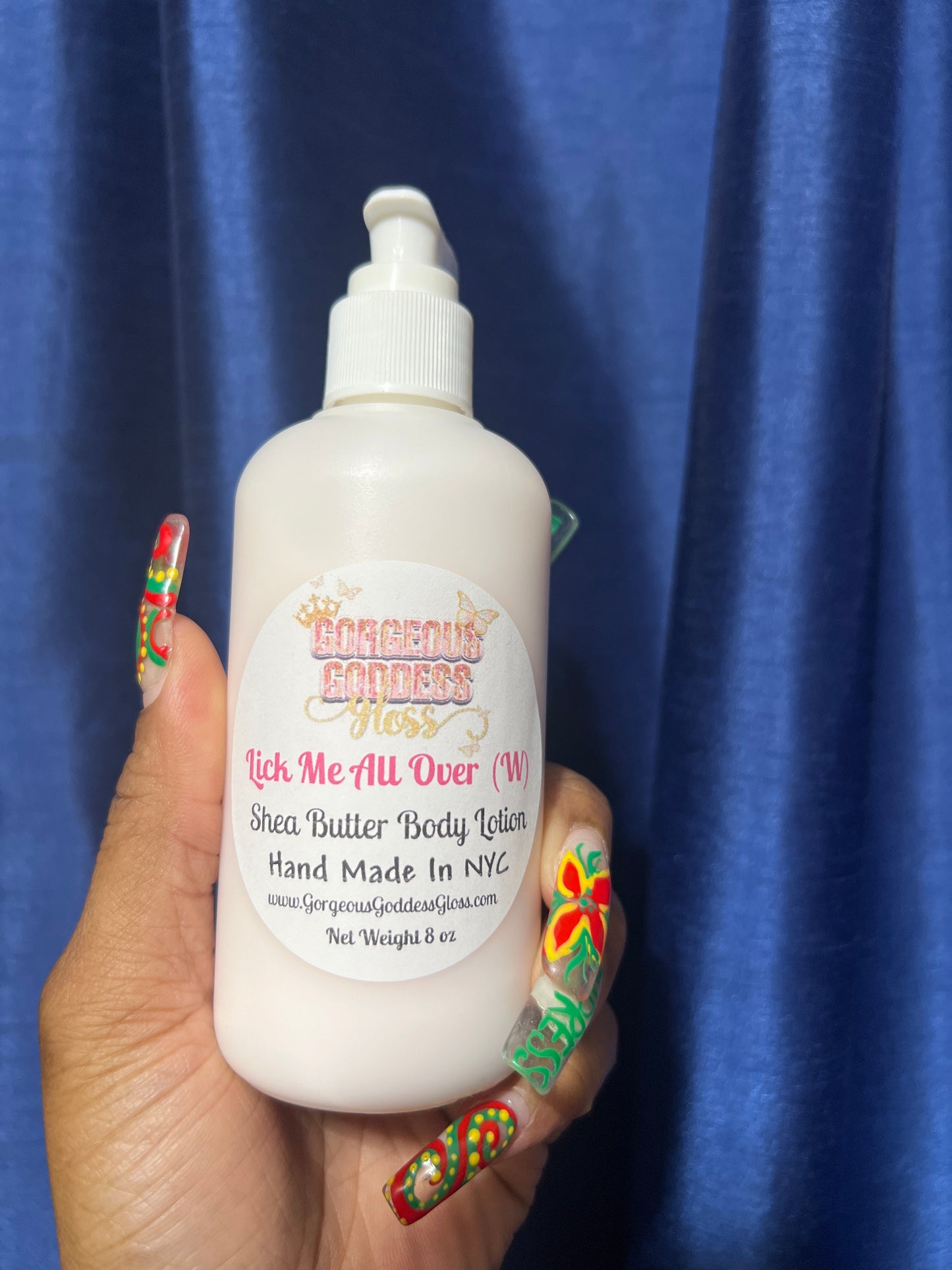 Lick me all over Shea Butter Body Lotion 8oz