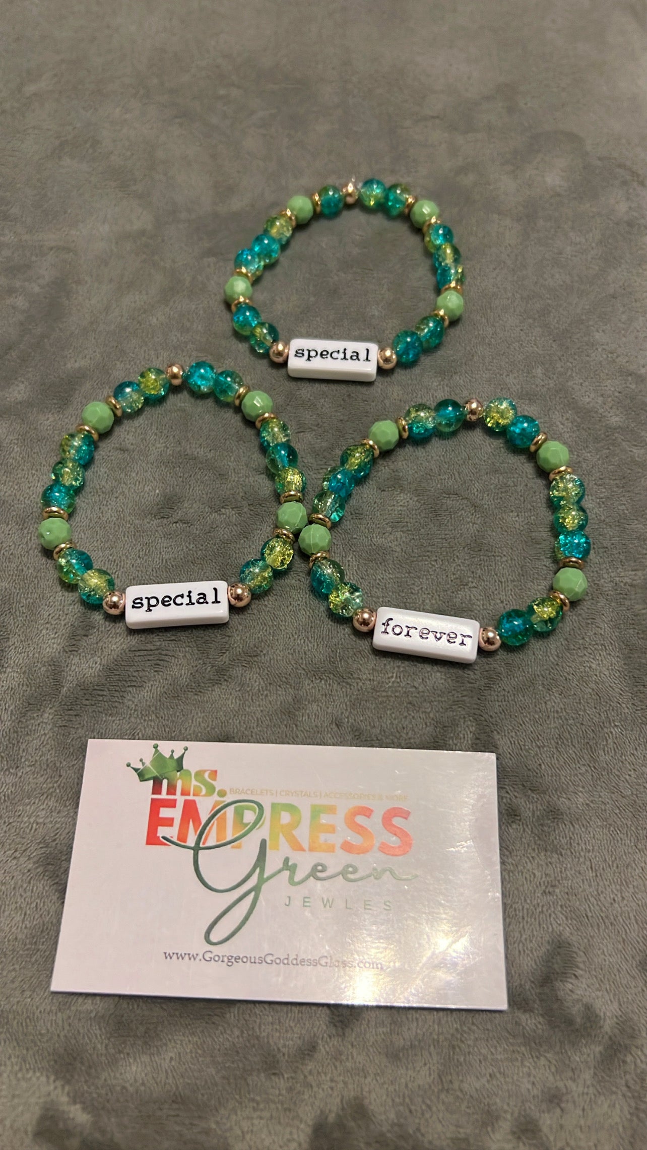 Special \ Friend Inspirational Word Bracelet