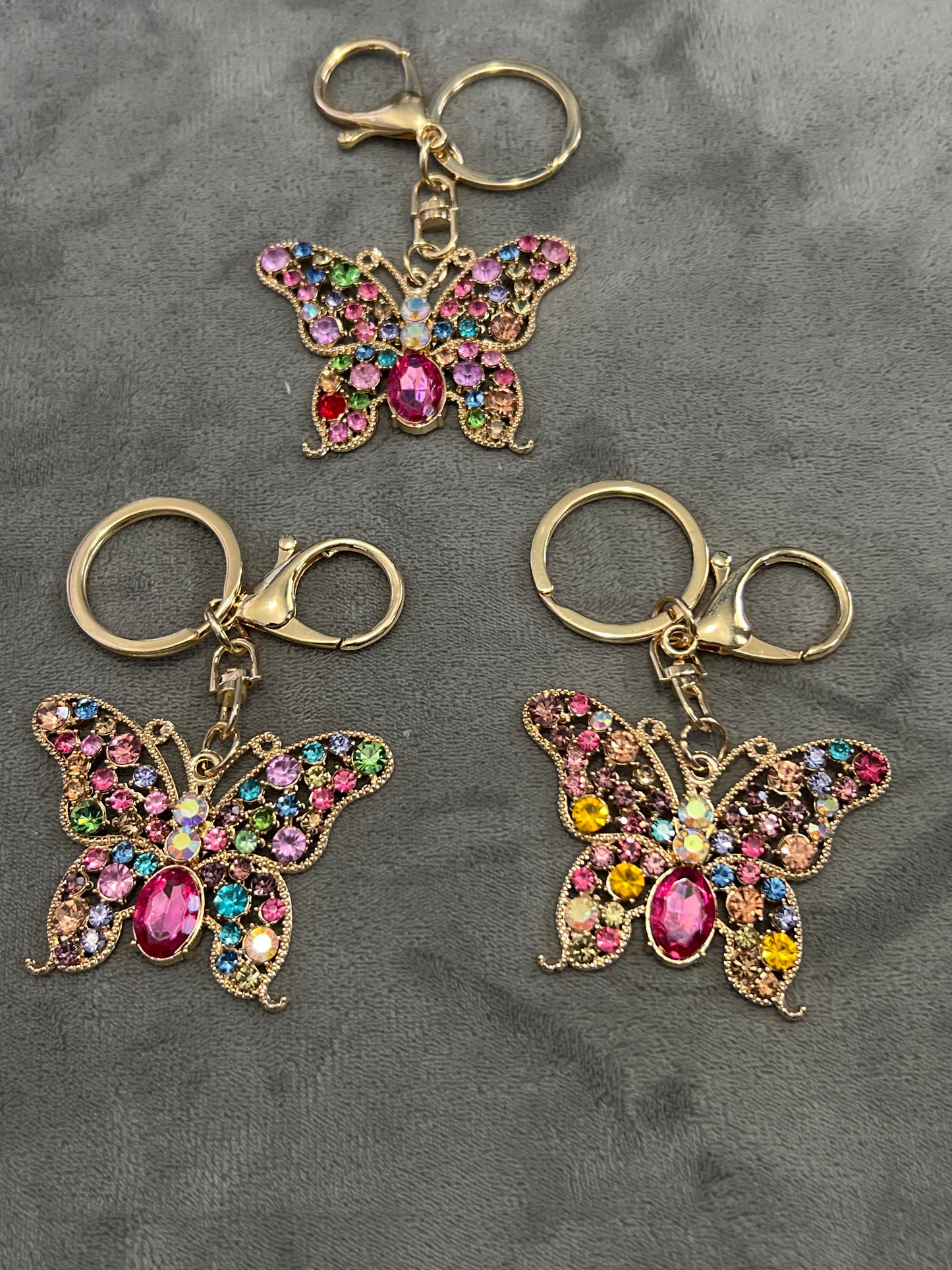 Mama Bling Butterfly Keychain