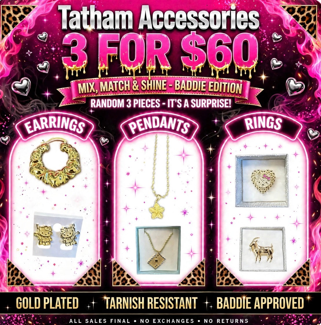 Empress Blind Baddie Jewelry Packs (3 Items )