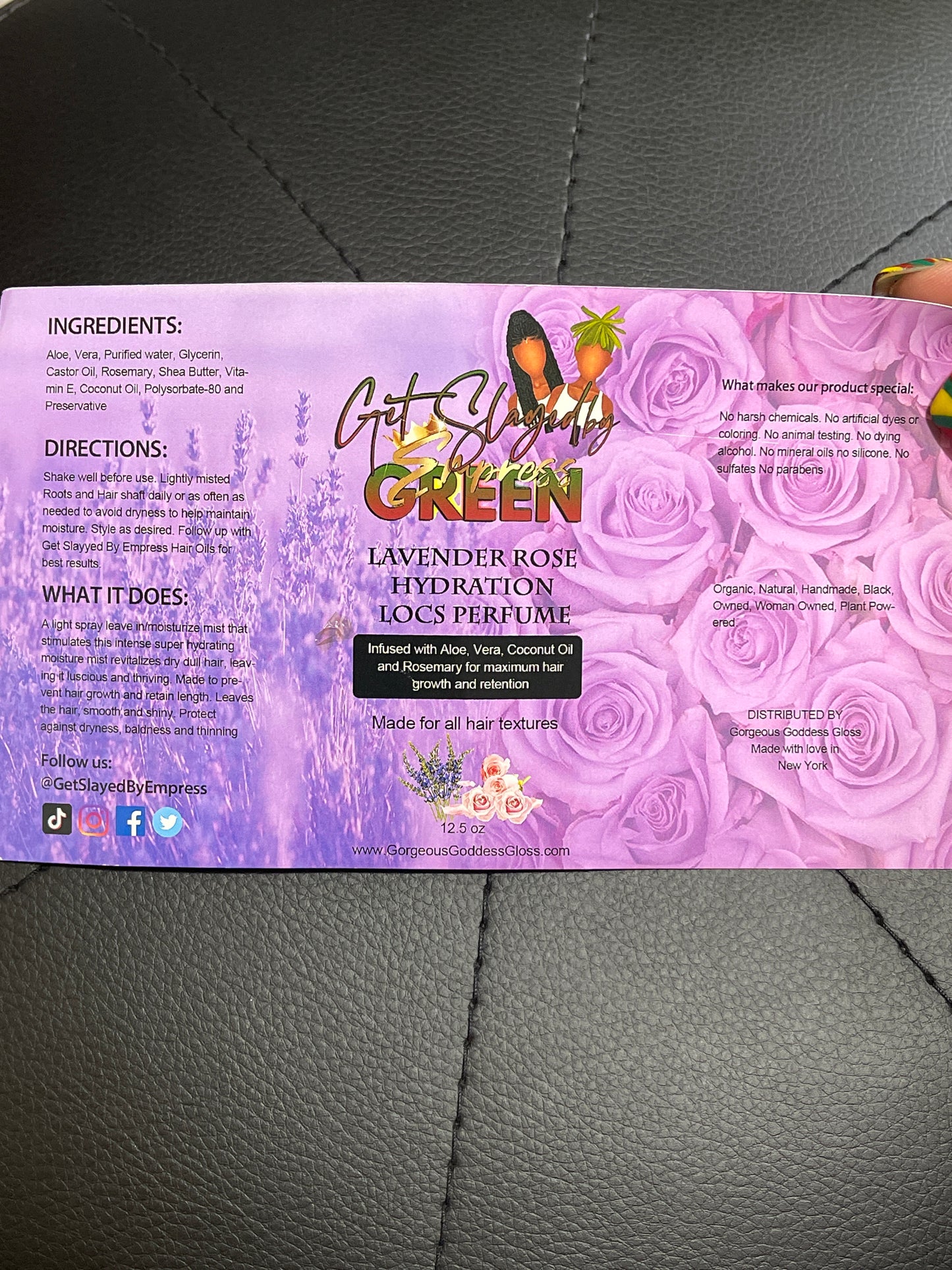 Lavender Rose Hair Growth Hydration Mist