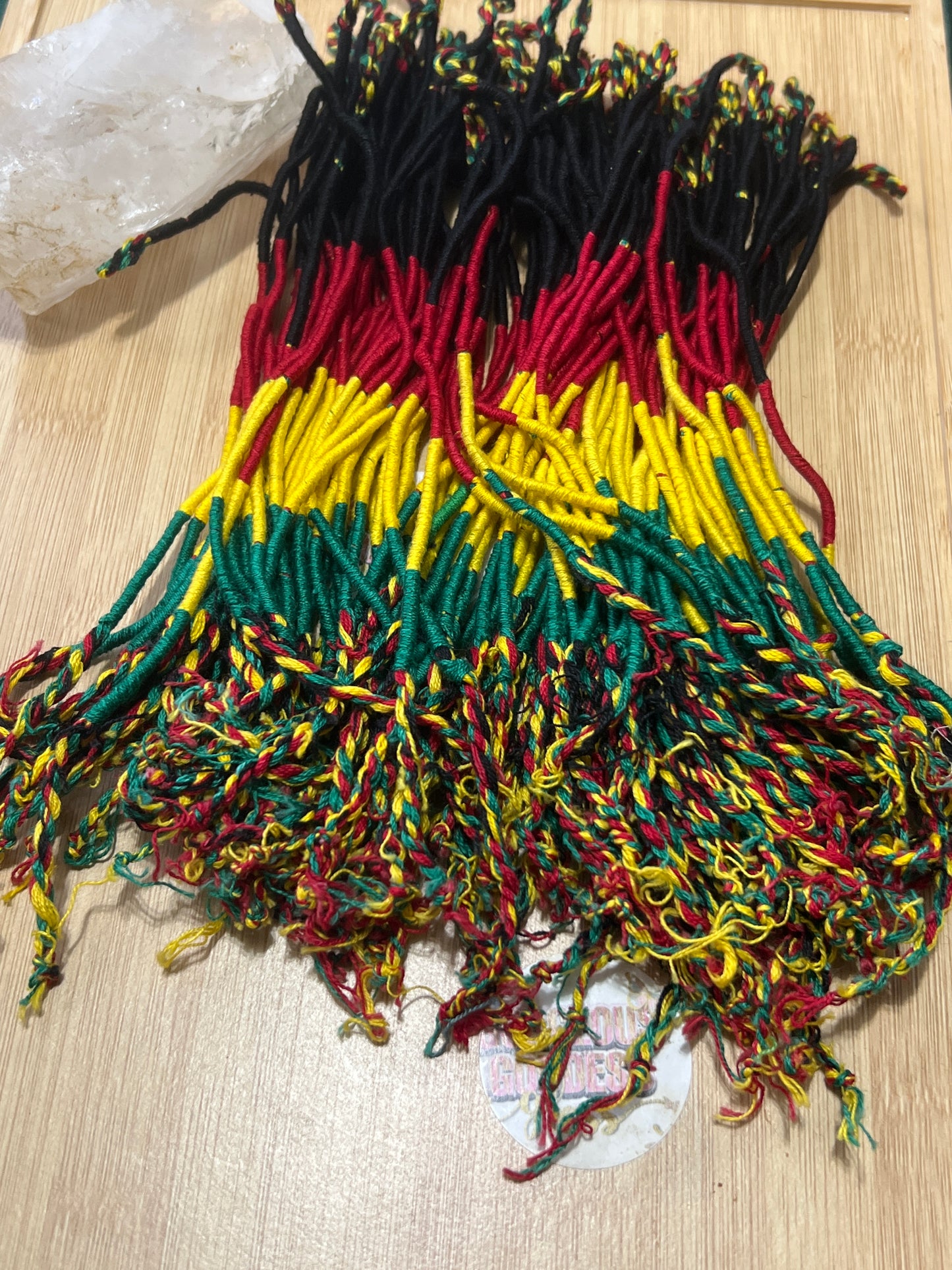 Thin Rasta Rope Sting Bracelet 2 for $5