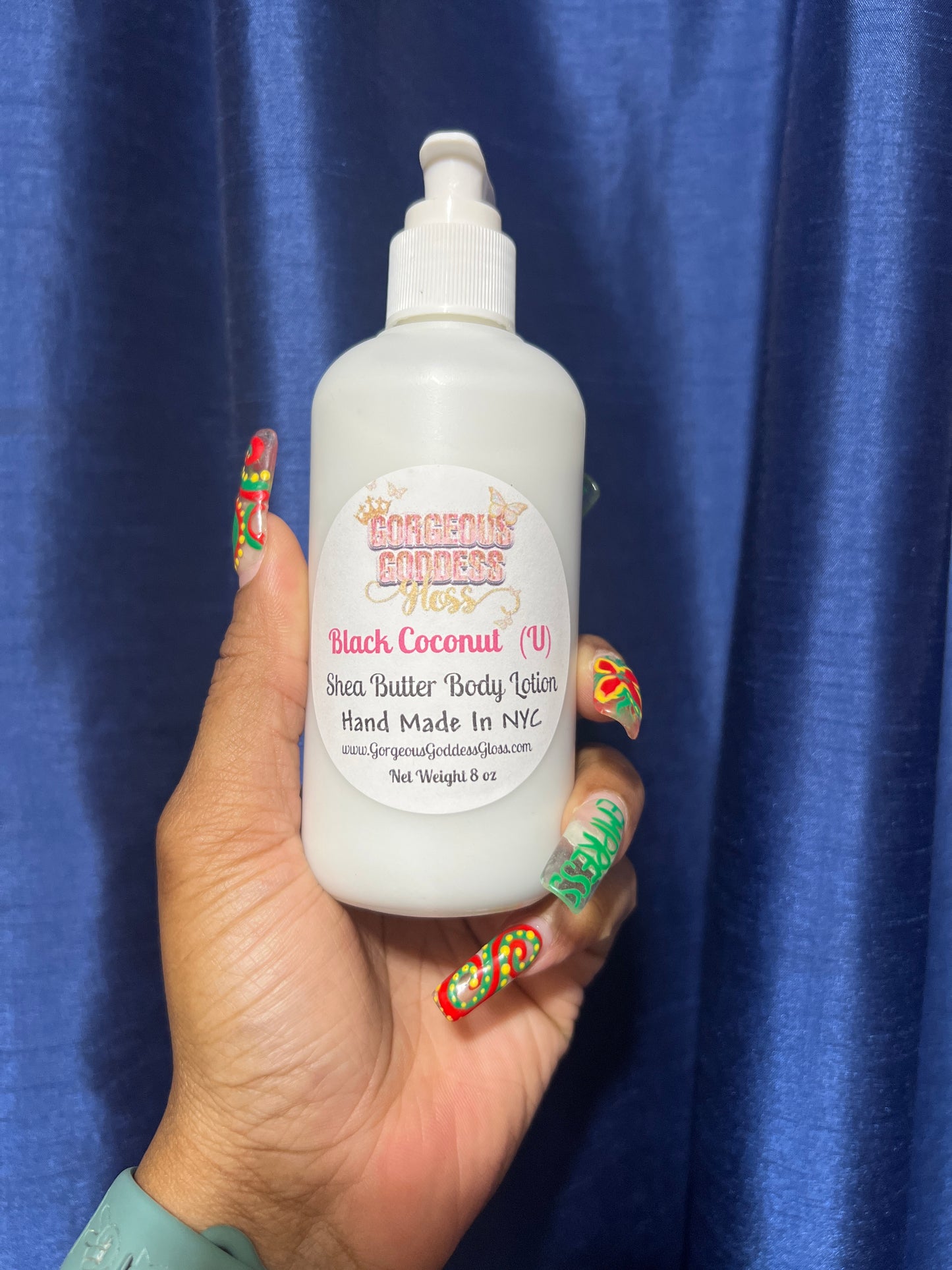 Black Coconut Shea Butter Body Lotion 8oz