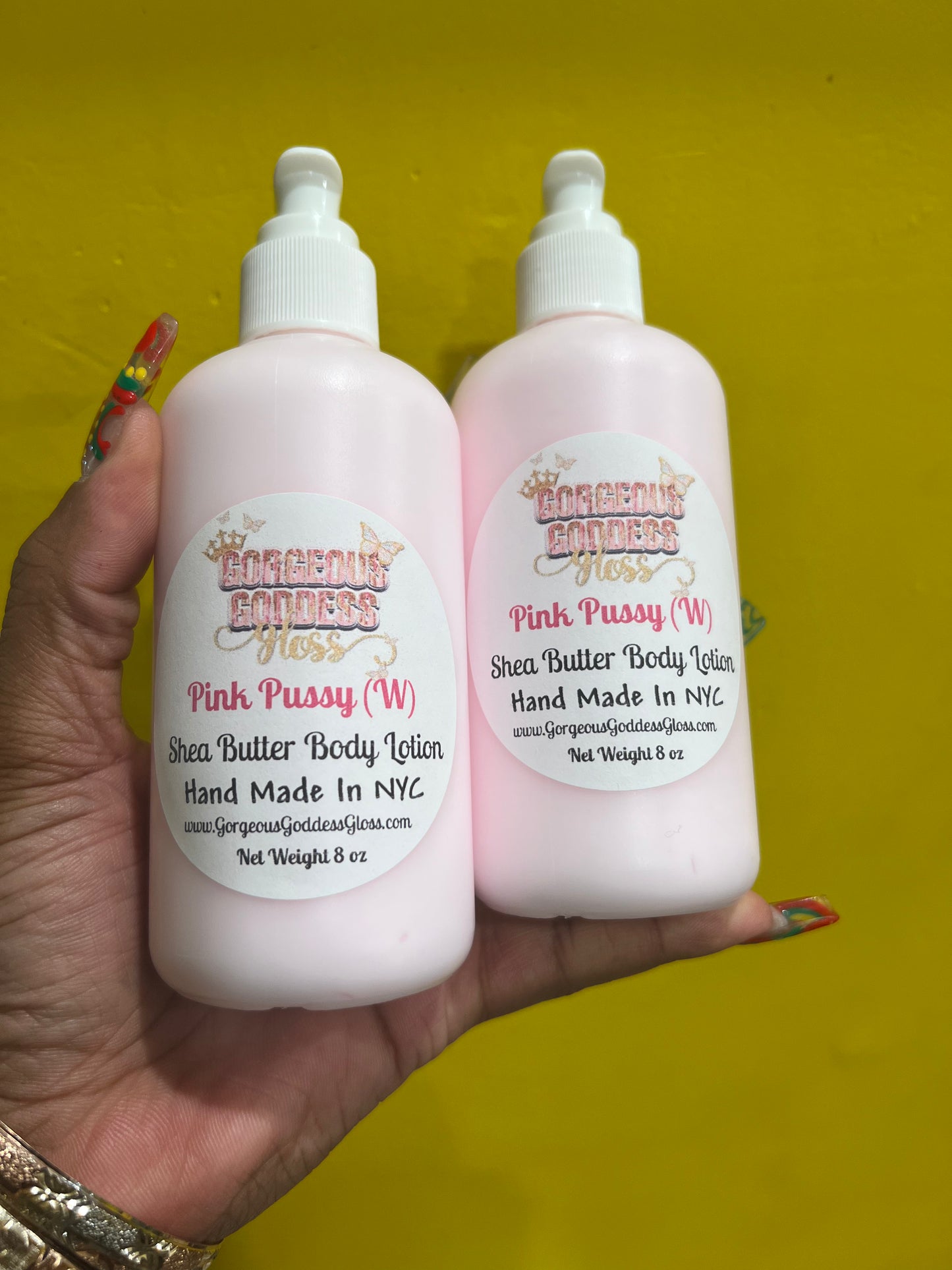 Pink Pussy Shea Butter Body Lotion 8oz