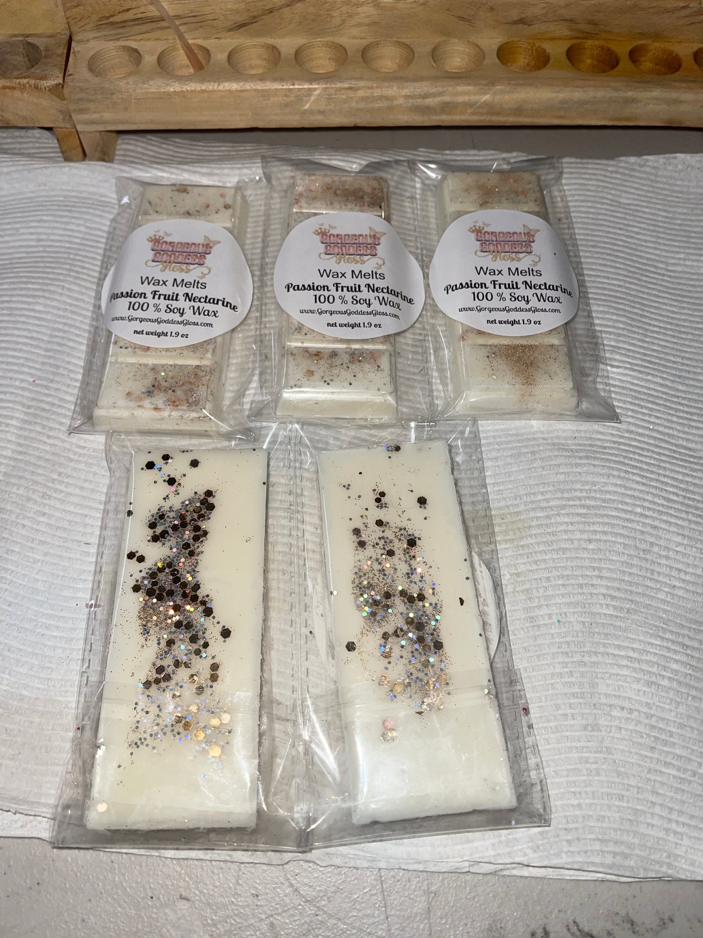 Passion Fruit Nectarine wax melts bars 1pc