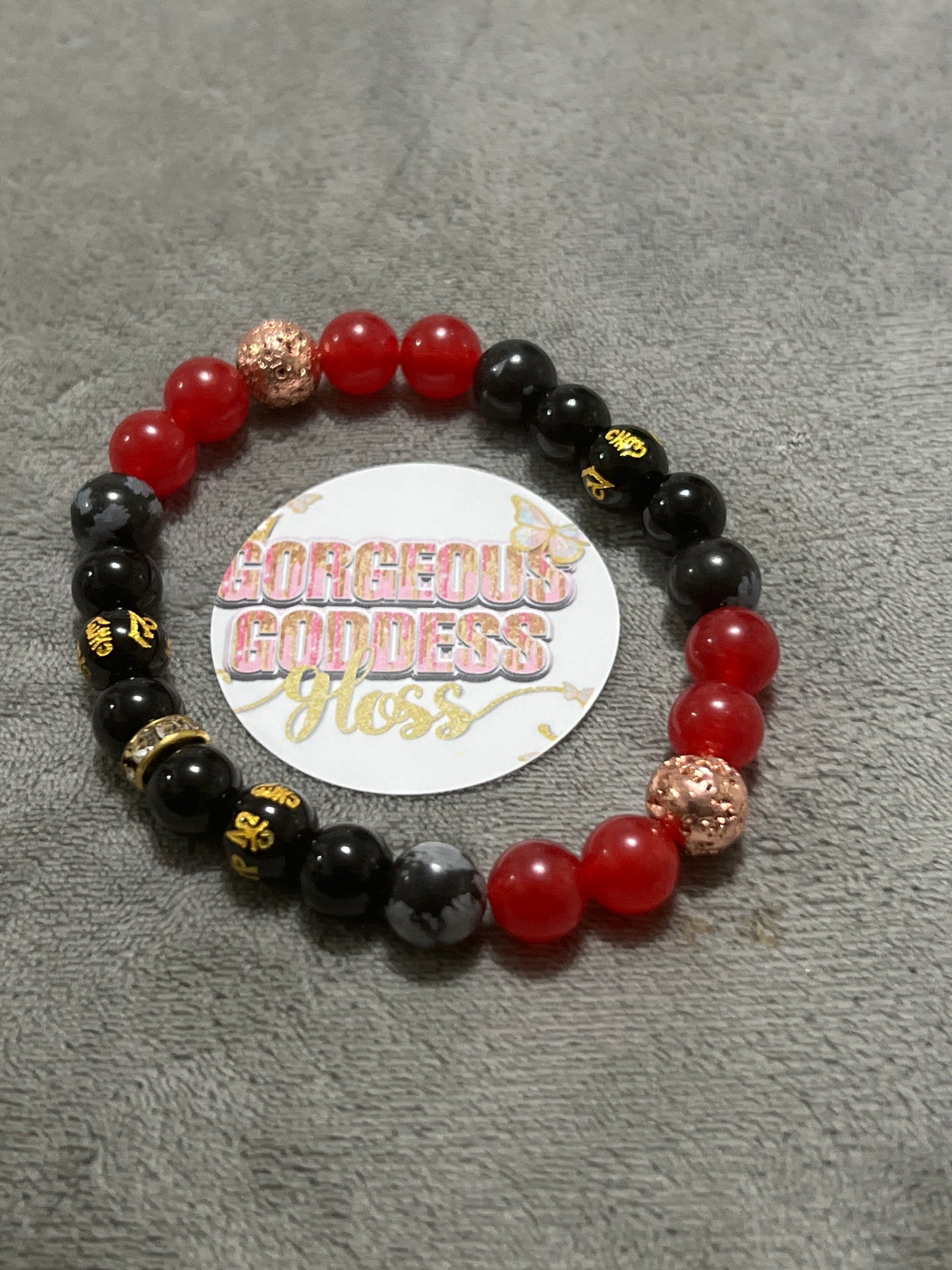 Fire - Element of nature crystal Beaded Bracelets