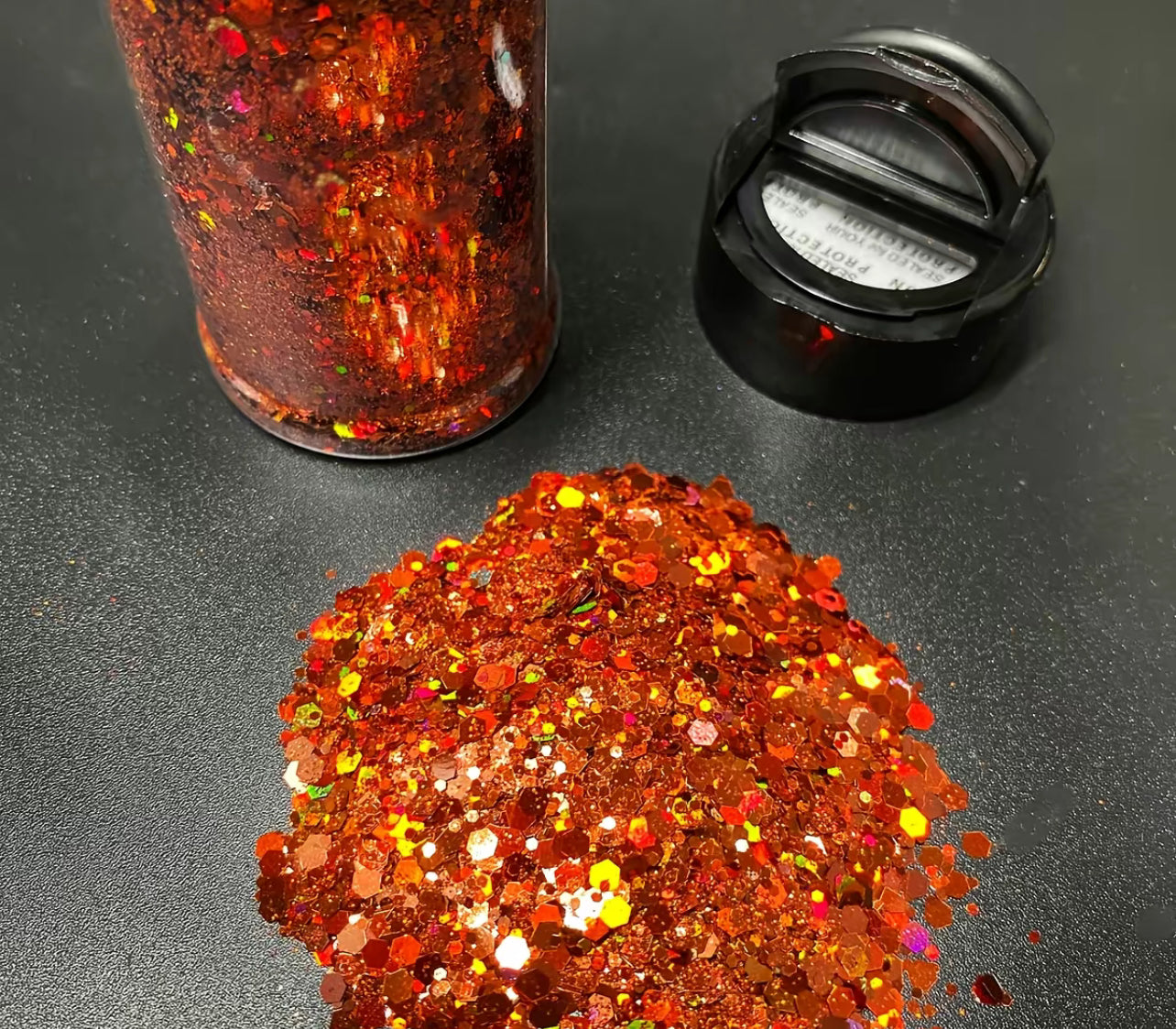 Burnt Orange Chunky Glitter - 2oz