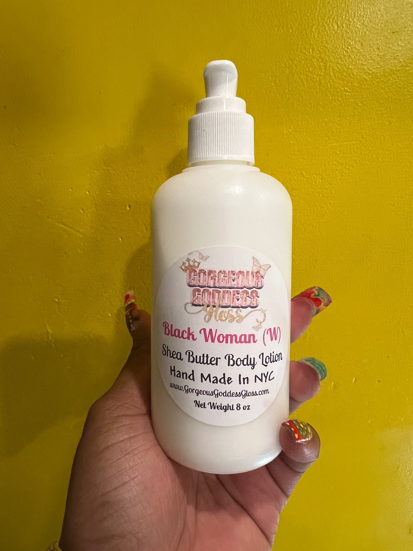 Black Woman Shea Butter Body Lotion 8oz