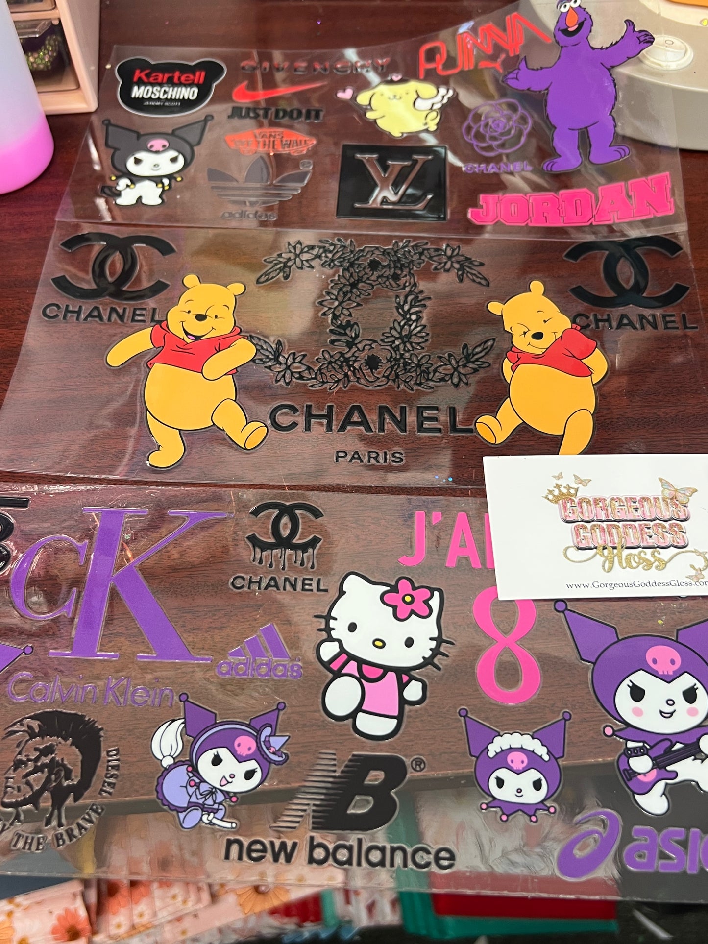 Deisigner Cartoon Mixes UV DTF cup wrap