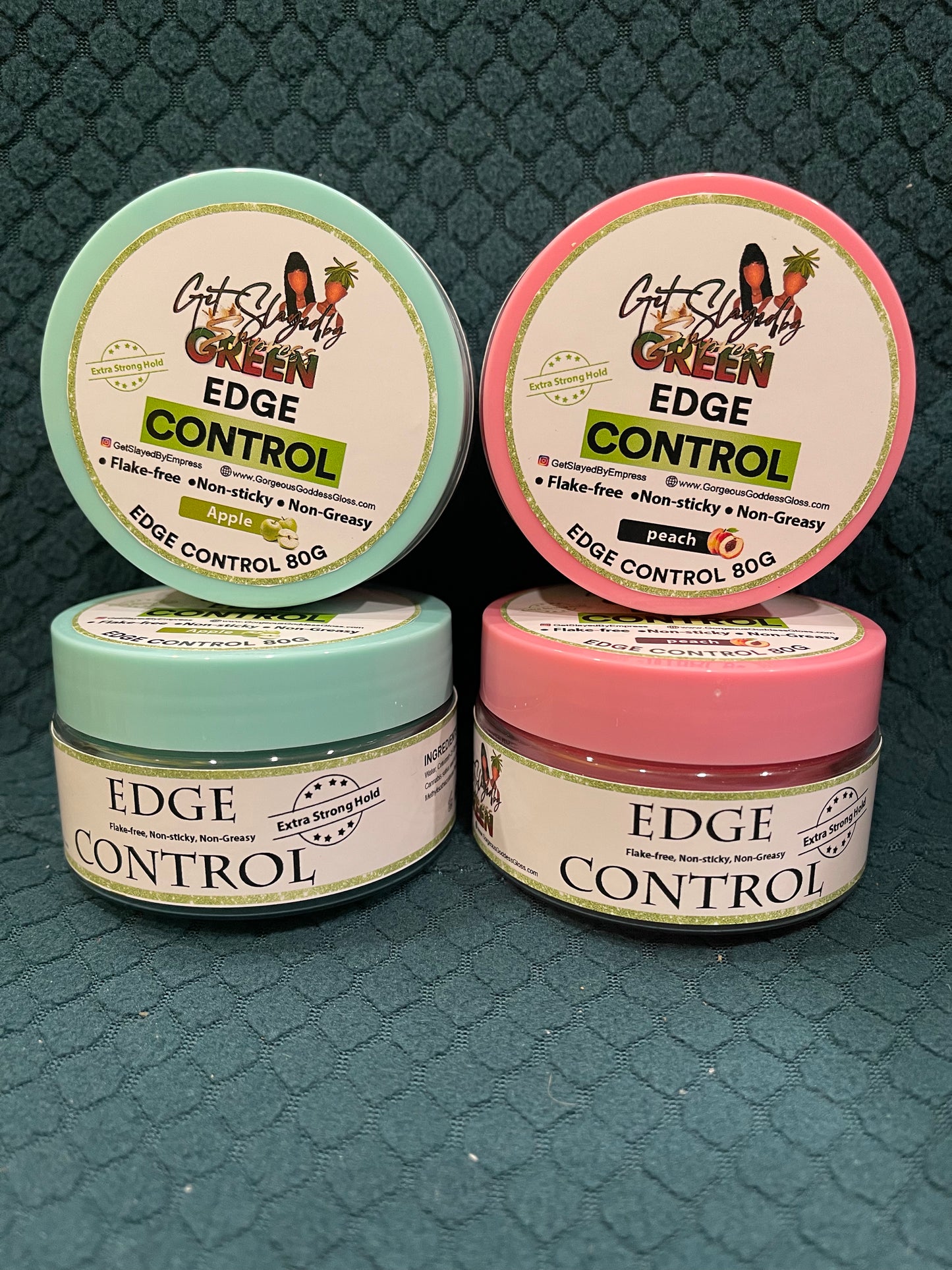 Peach & Apple Get Slayed By Empress Extreme Hold Edge Control 80g