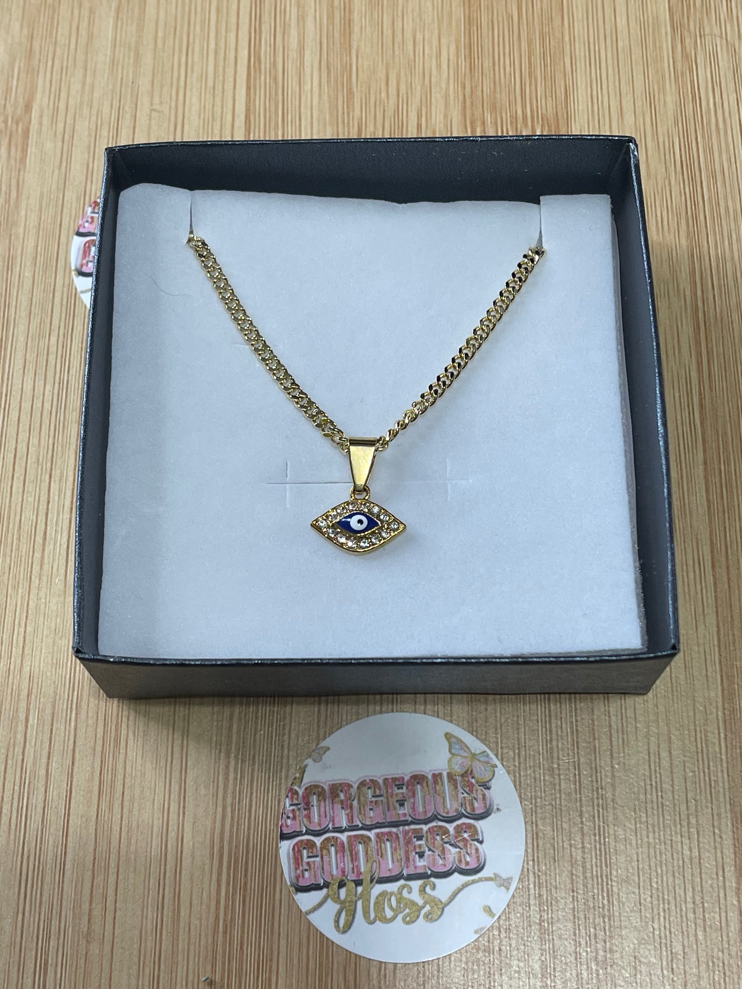 Tiny Evil eye Necklace