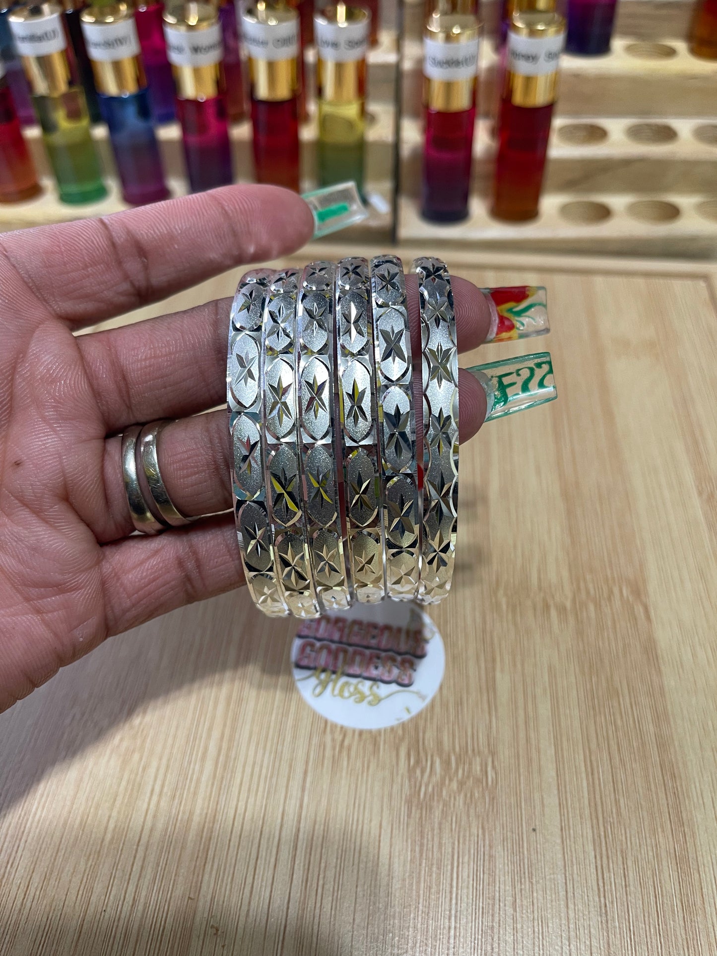 size 7 Random Pattens Empress bangles 1 pcs only