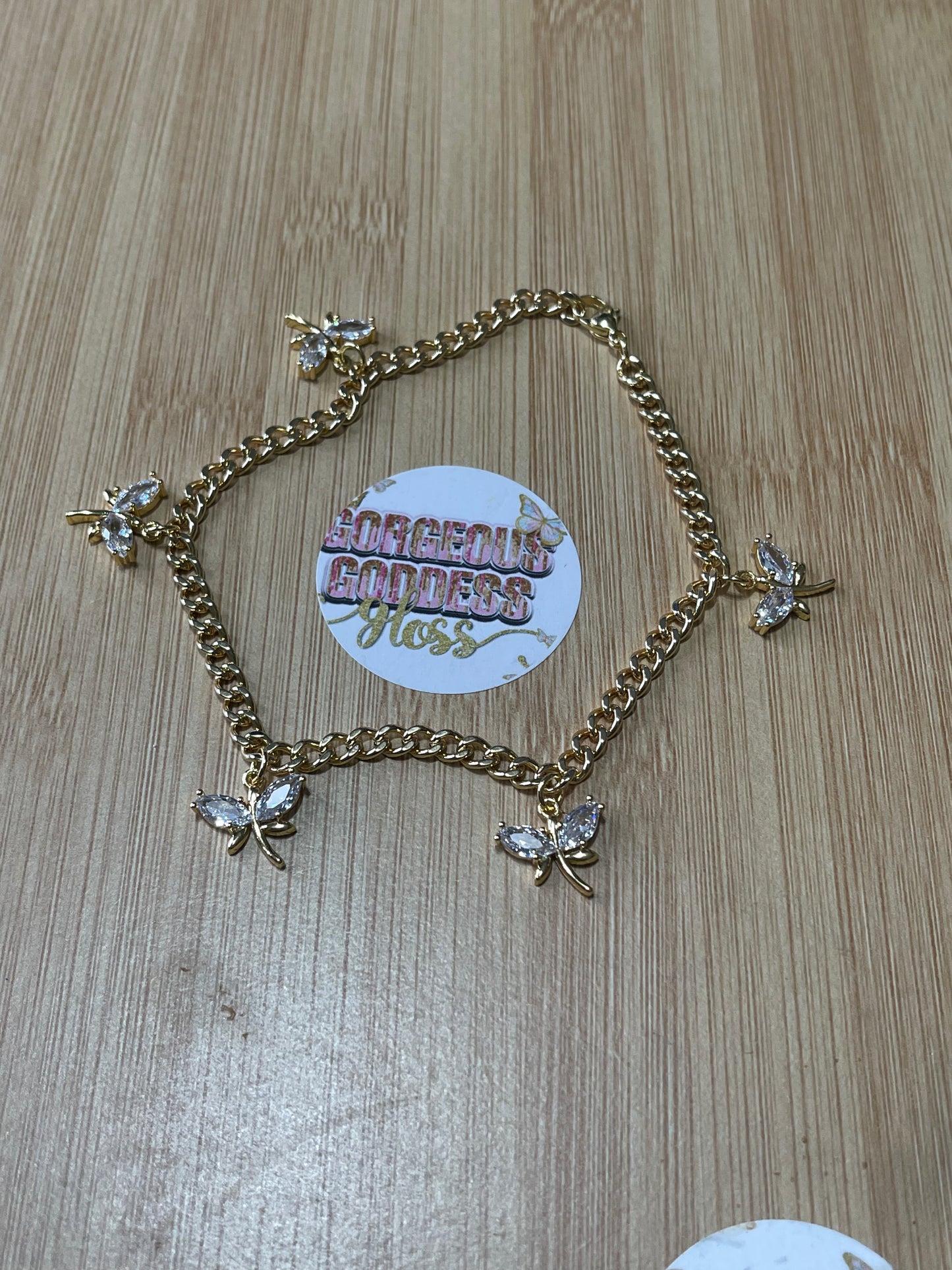 Dragon Fly water resistant anklets