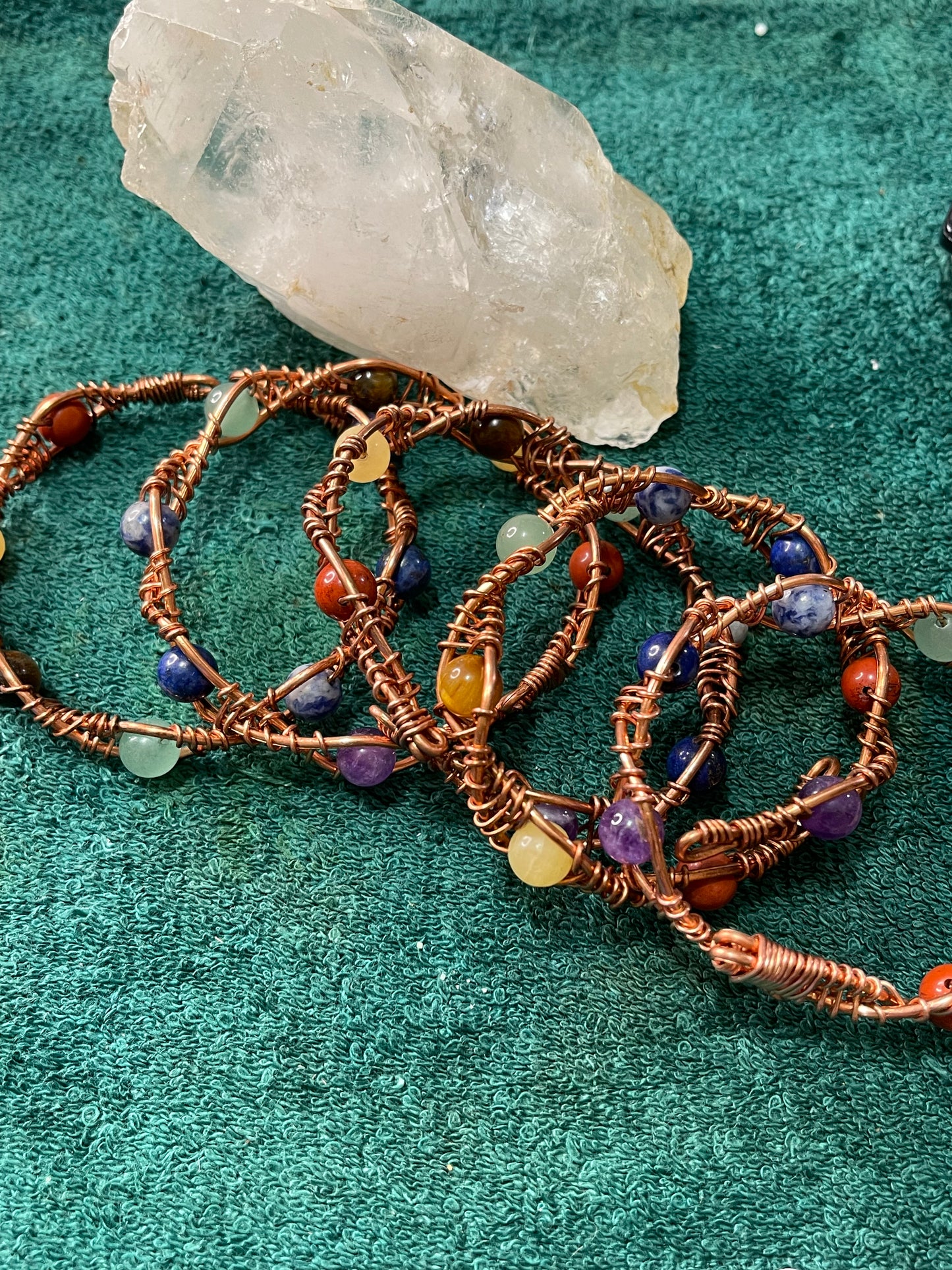 Chakra Cypher Cuff Bracelet