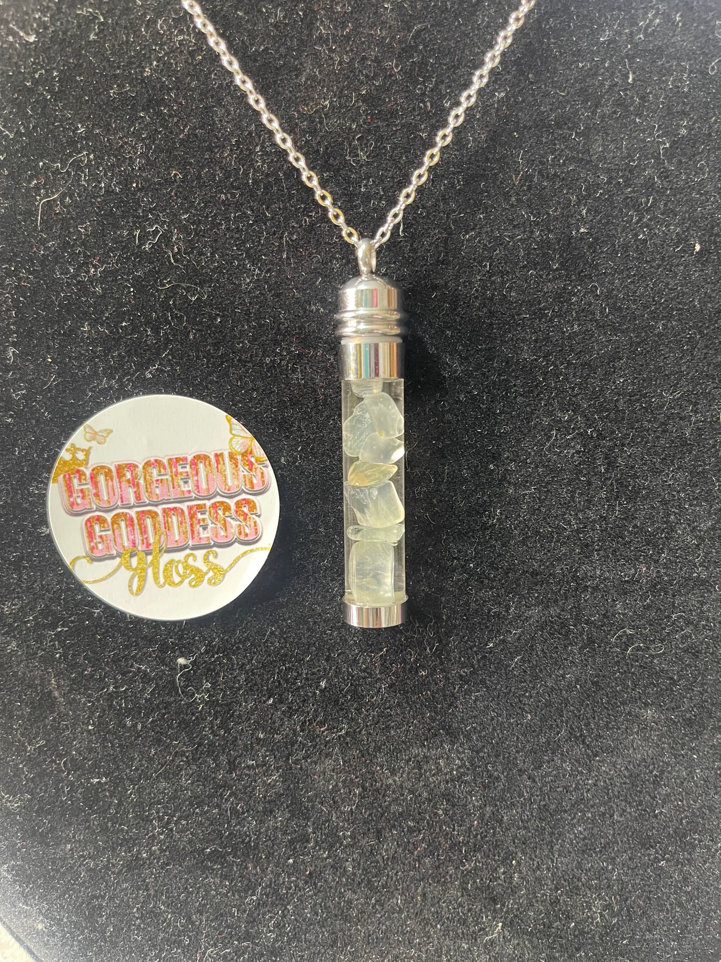 Prehnite Florida Water Necklace
