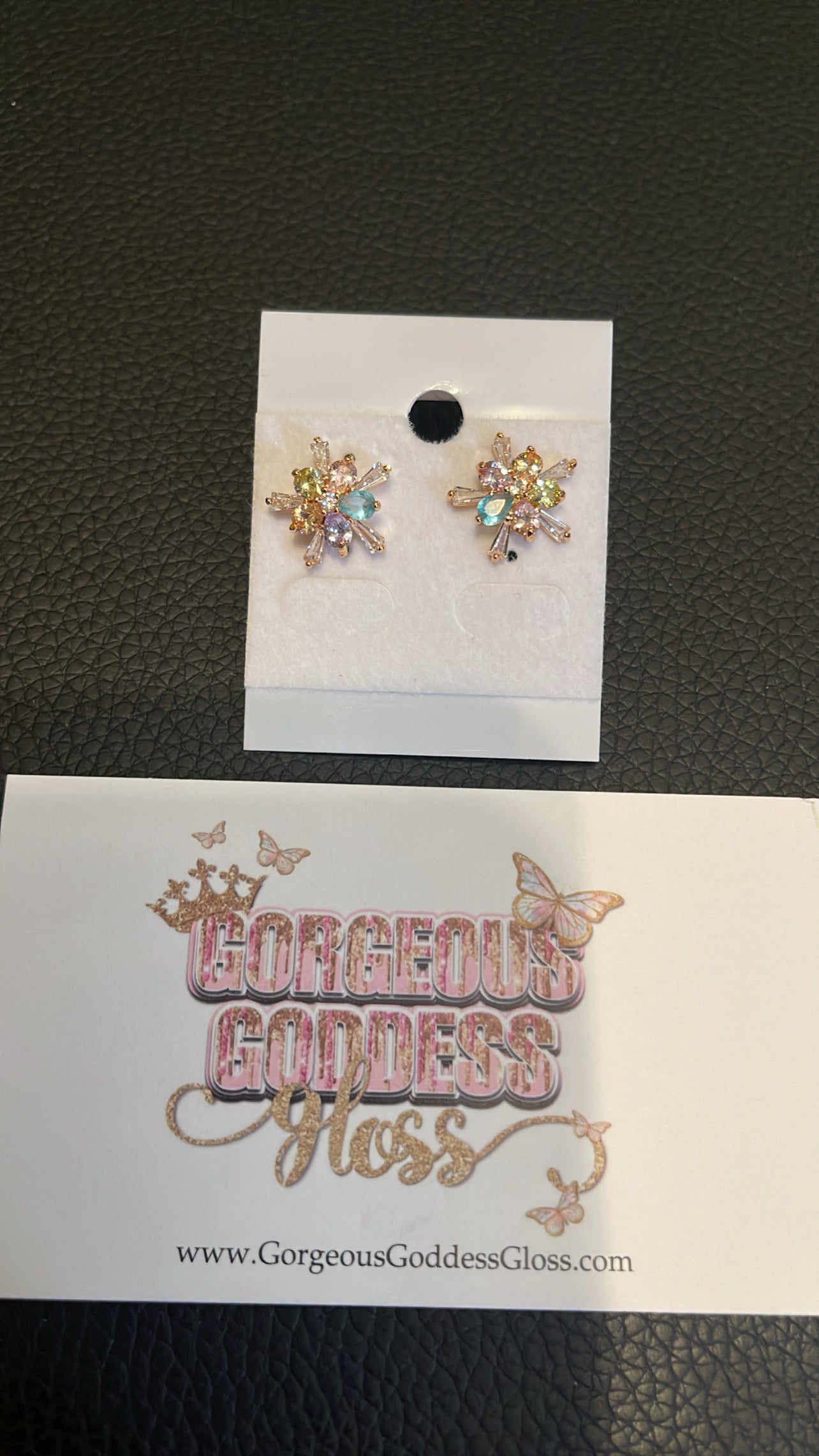 Big Color North Star Earrings