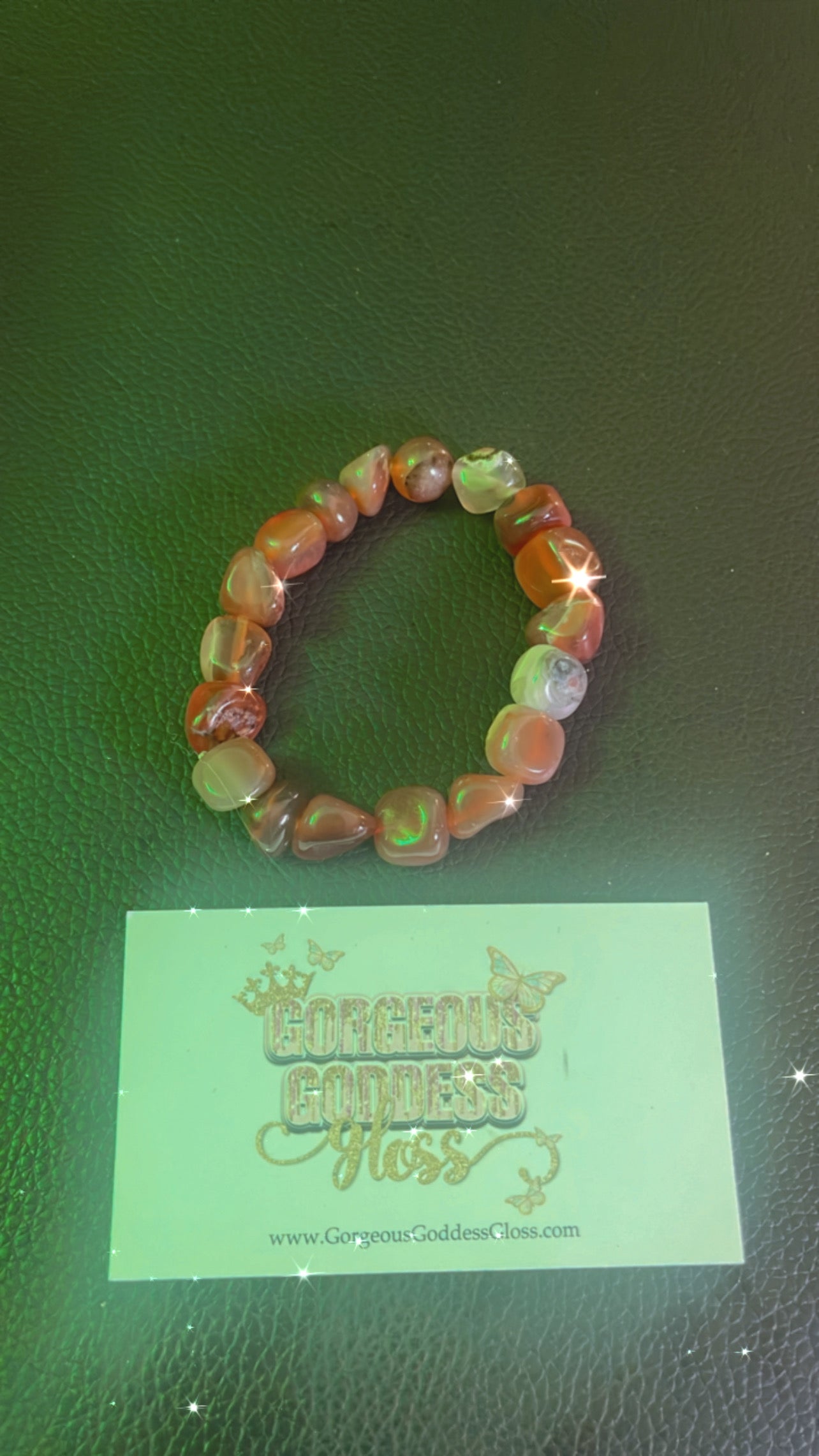 Carnelian Nugget Bracelet
