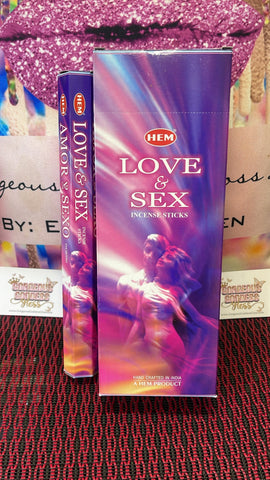 Love & Sex  HEM  Wholesale Incense Sticks businesses only