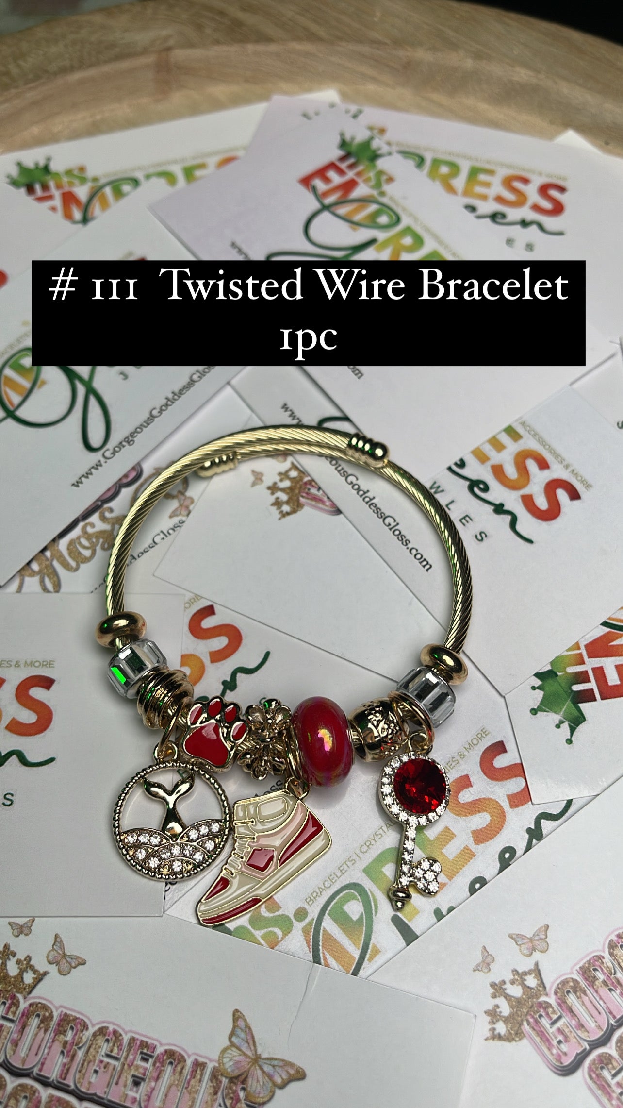 # 111 Twisted Wire Bracelet 1pc