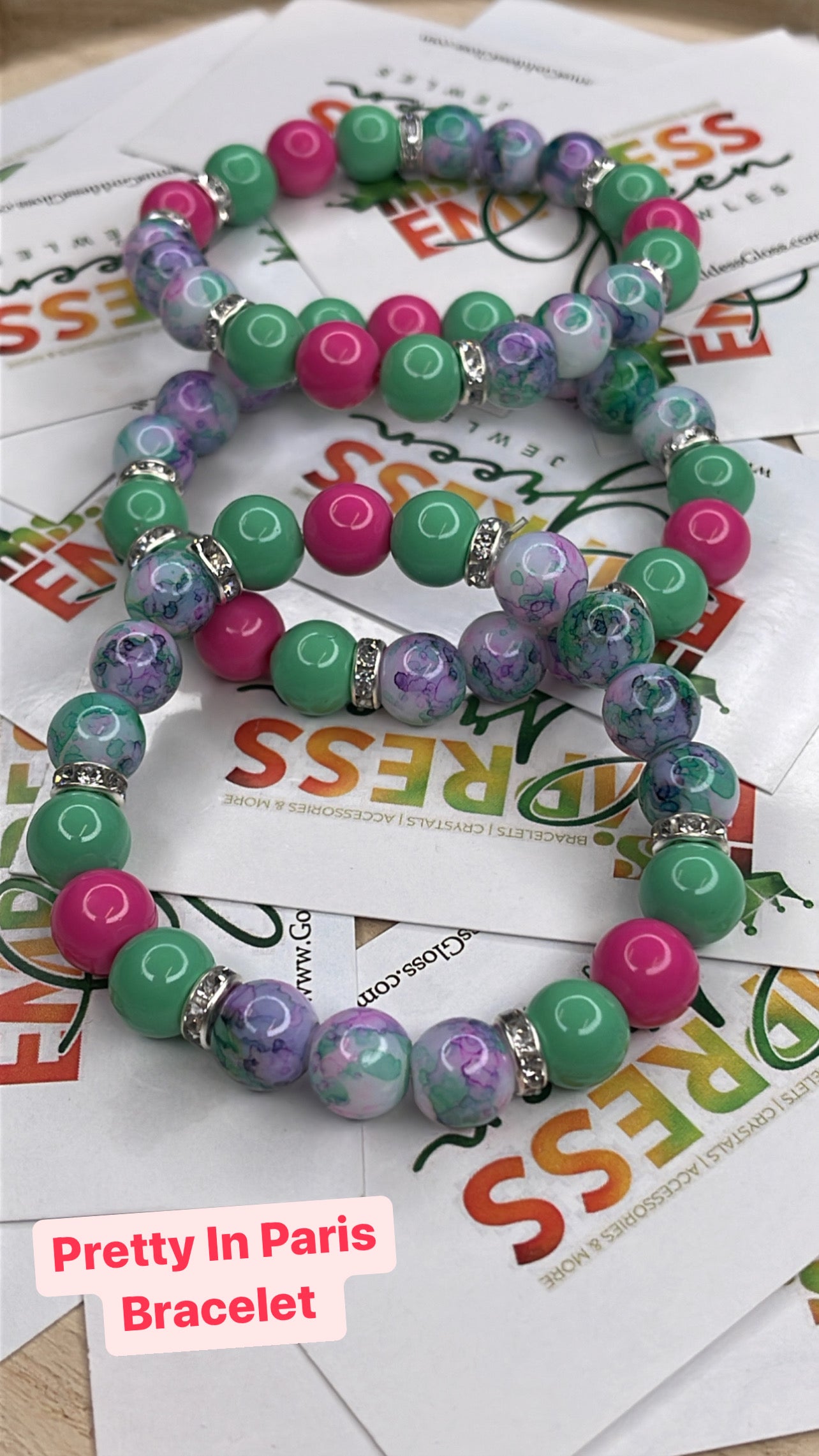 Pretty In Paris Single Bracelets 10mm 1pc