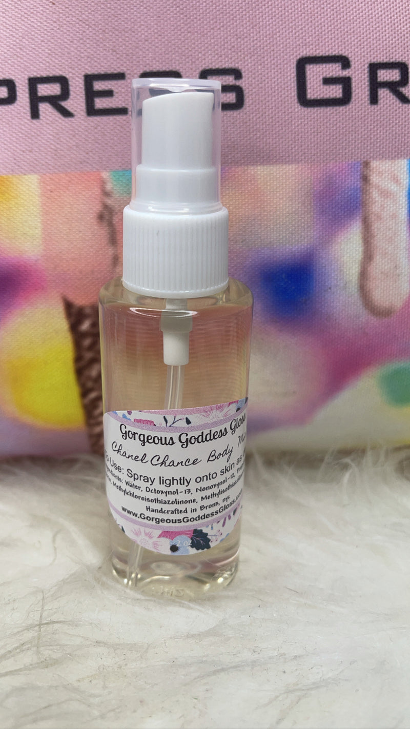 Chanel Chance Body Mist GorgeousGoddessGloss LLC