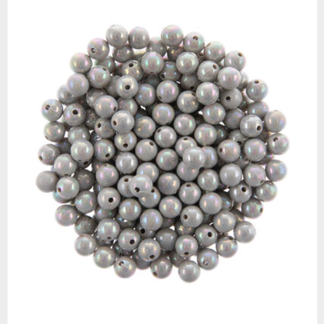 Gray Pearls Beads Bags 10mm