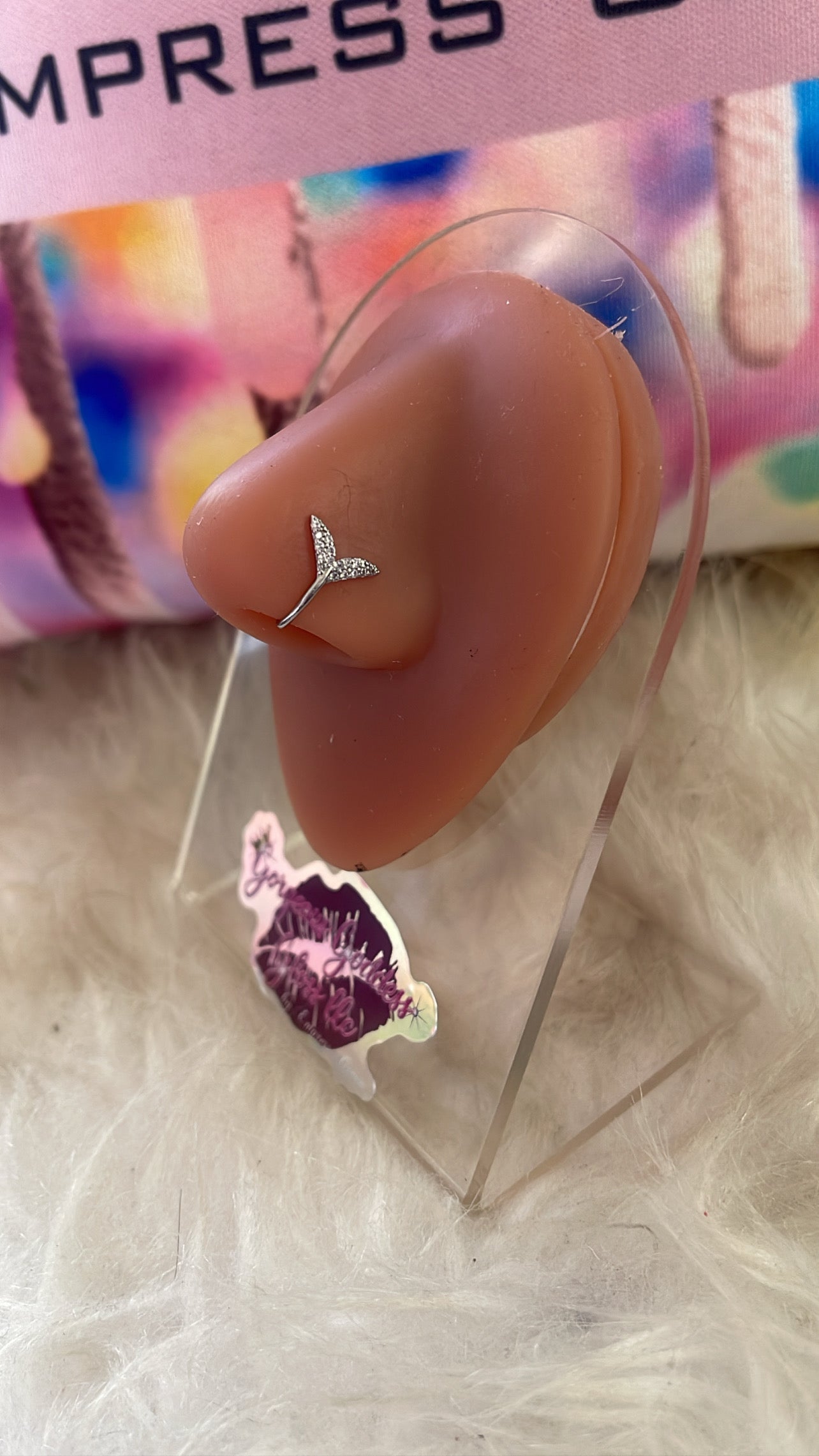 Mermaid Tail Nose Cuff Ring