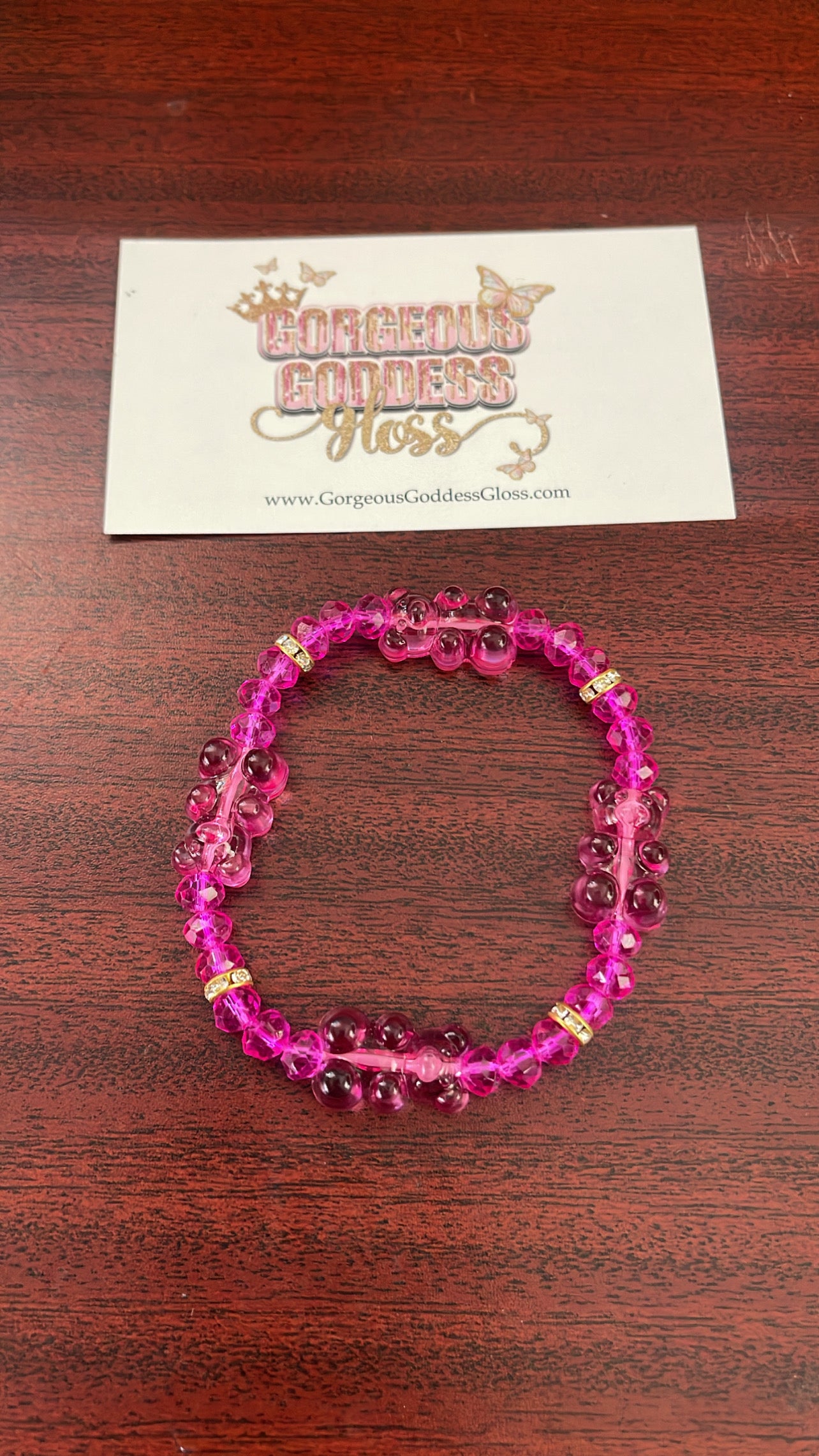 Pink Gummie Bear Bracelet