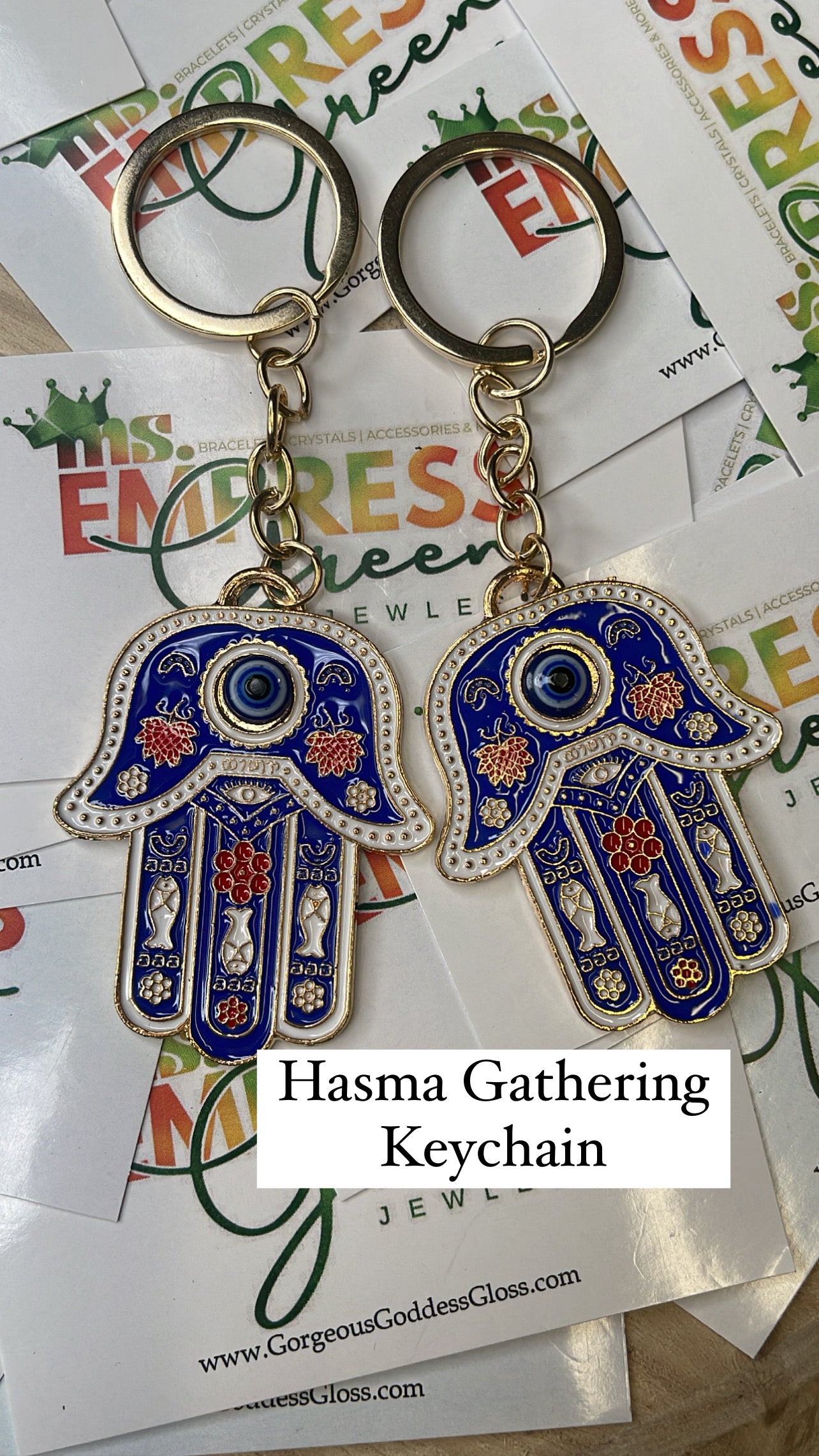 Hasma Gathing Gold Keychain