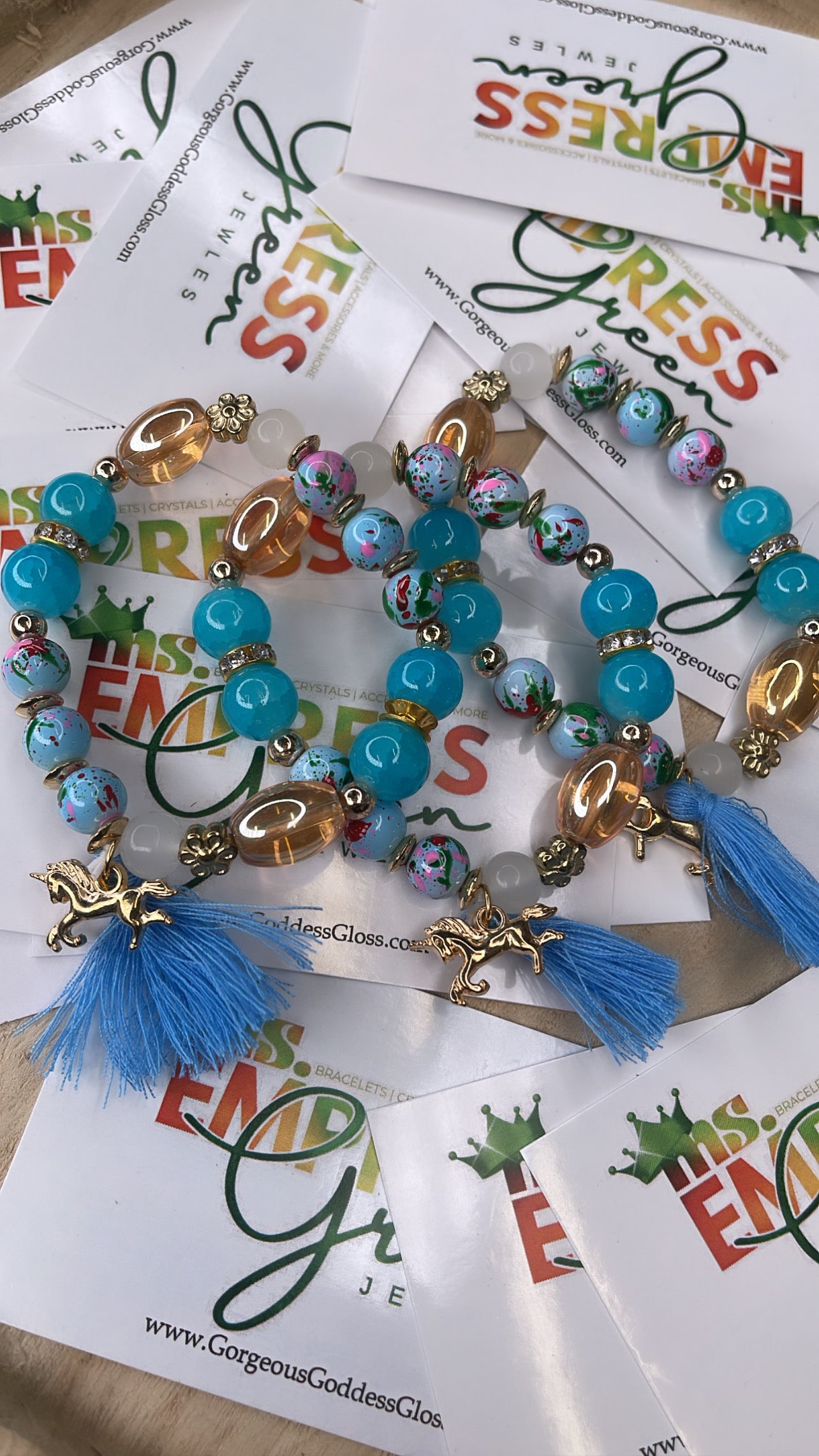 Blue Unicorn 🦄 Magic Fancy Single Bracelet