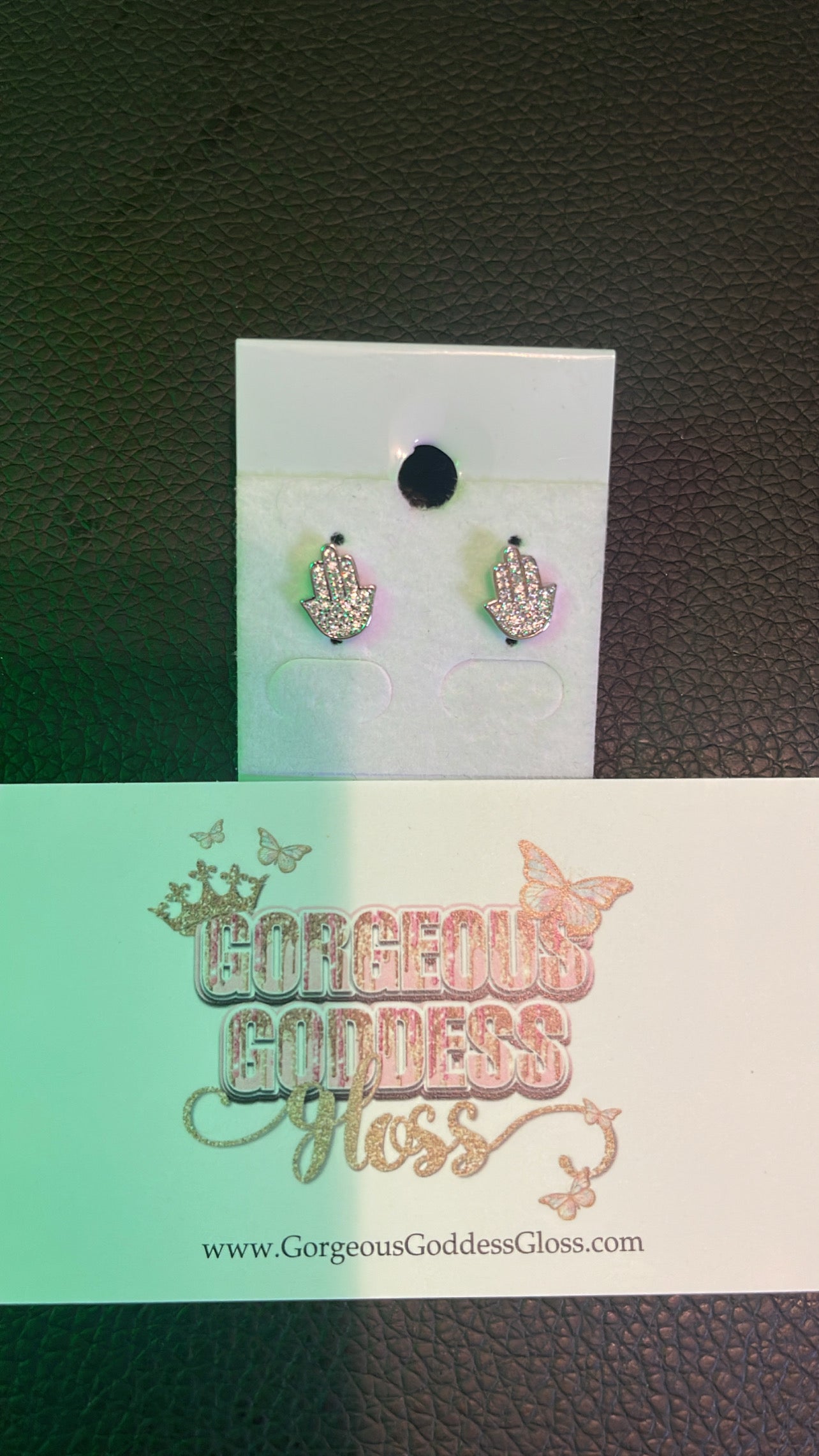 Silver Small Hand Earrings