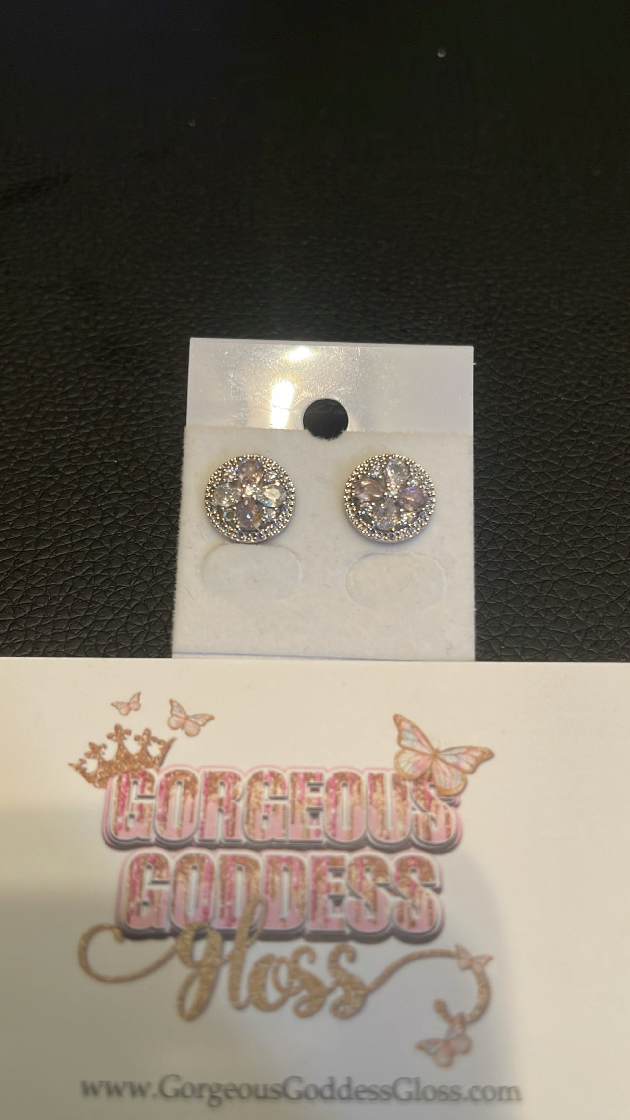 Circle Flower Earrings