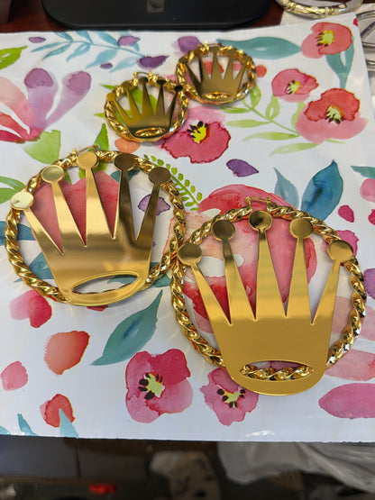 Rolex Crown Hoops
