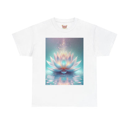 Lotus Bliss   Unisex Heavy Cotton Tee - Stylish & Empowering