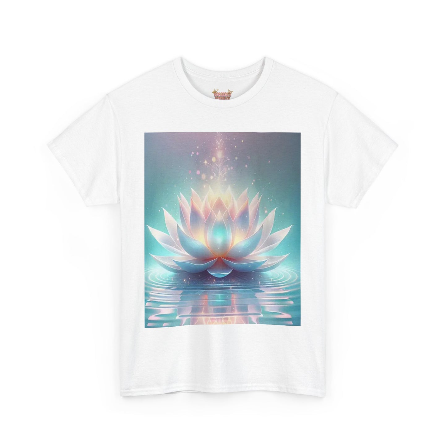 Lotus Bliss   Unisex Heavy Cotton Tee - Stylish & Empowering