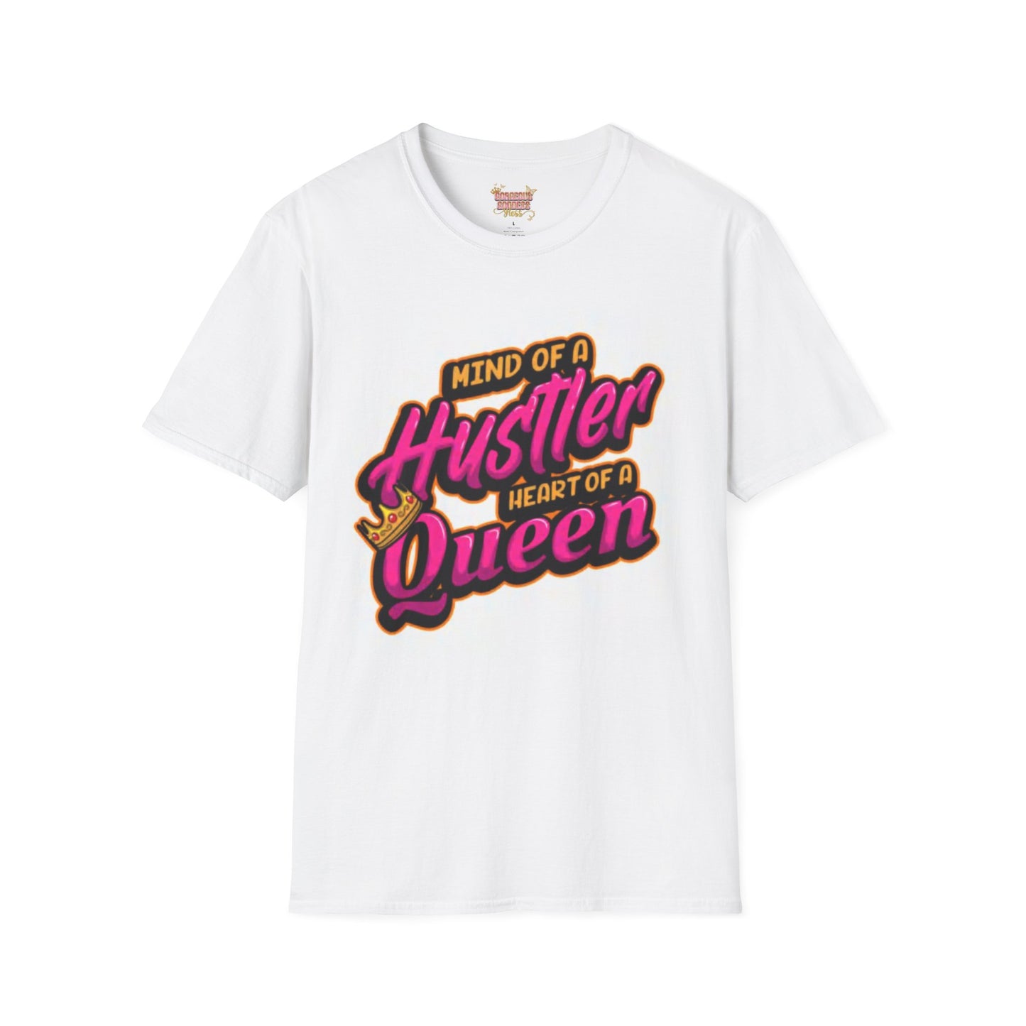 Mind of a hustler heart like a queen Unisex Softstyle T-Shirt