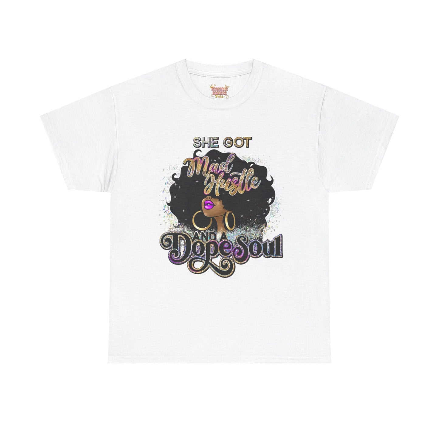 She got mad hustle Unisex Heavy Cotton Tee - Stylish & Empowering
