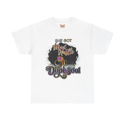 She got mad hustle Unisex Heavy Cotton Tee - Stylish & Empowering