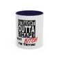 Funny Straight Outta Shape Coffee Mug - 11 & 15oz Accent Mug for Fitness Enthusiasts