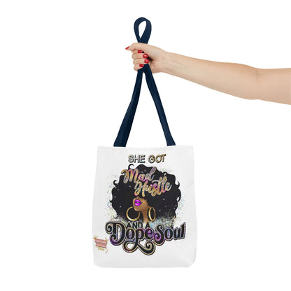 She has mad hustle   Tote Bag - Stylish Reusable Bag for Strong Women